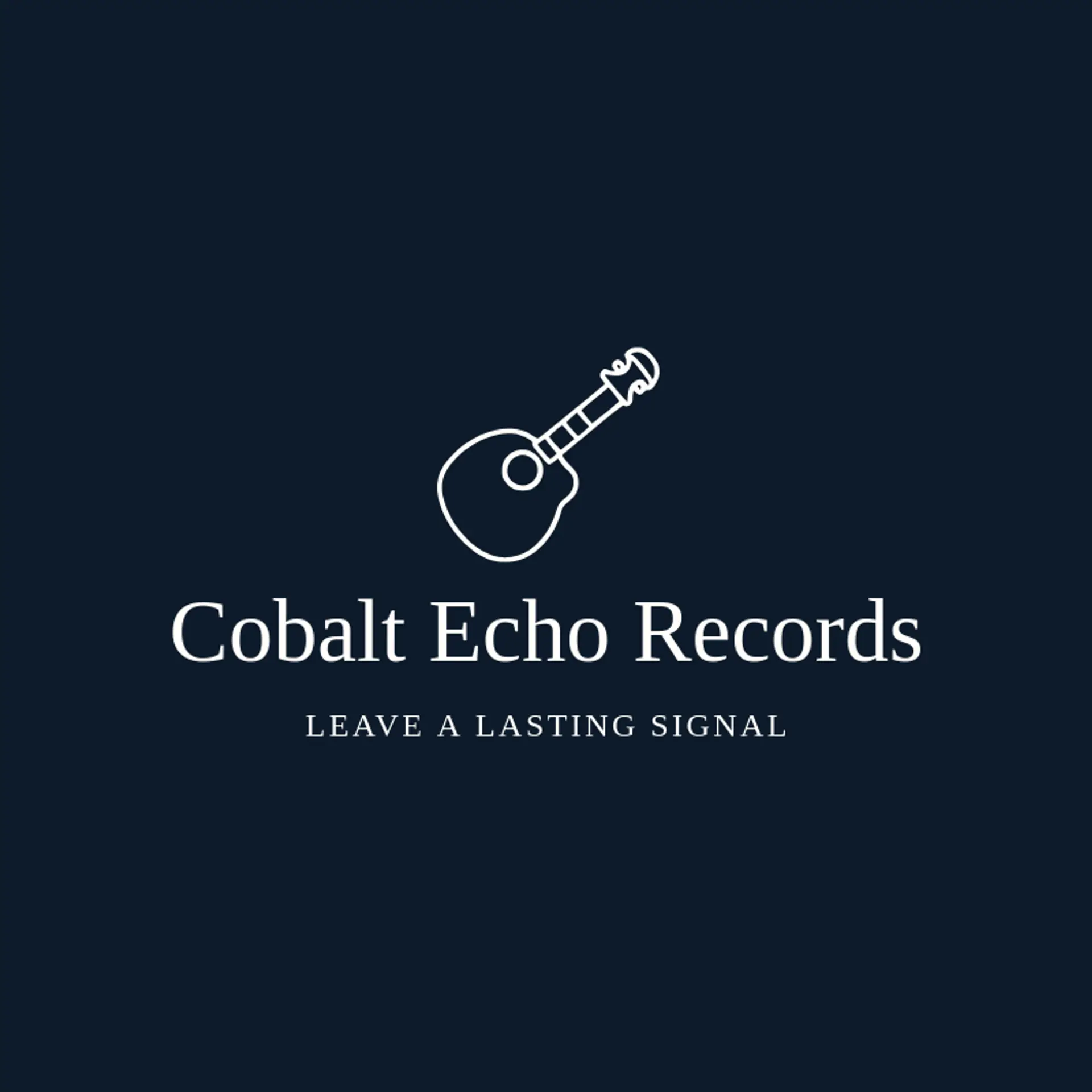Cobalt Echo Records logo for soundcloud