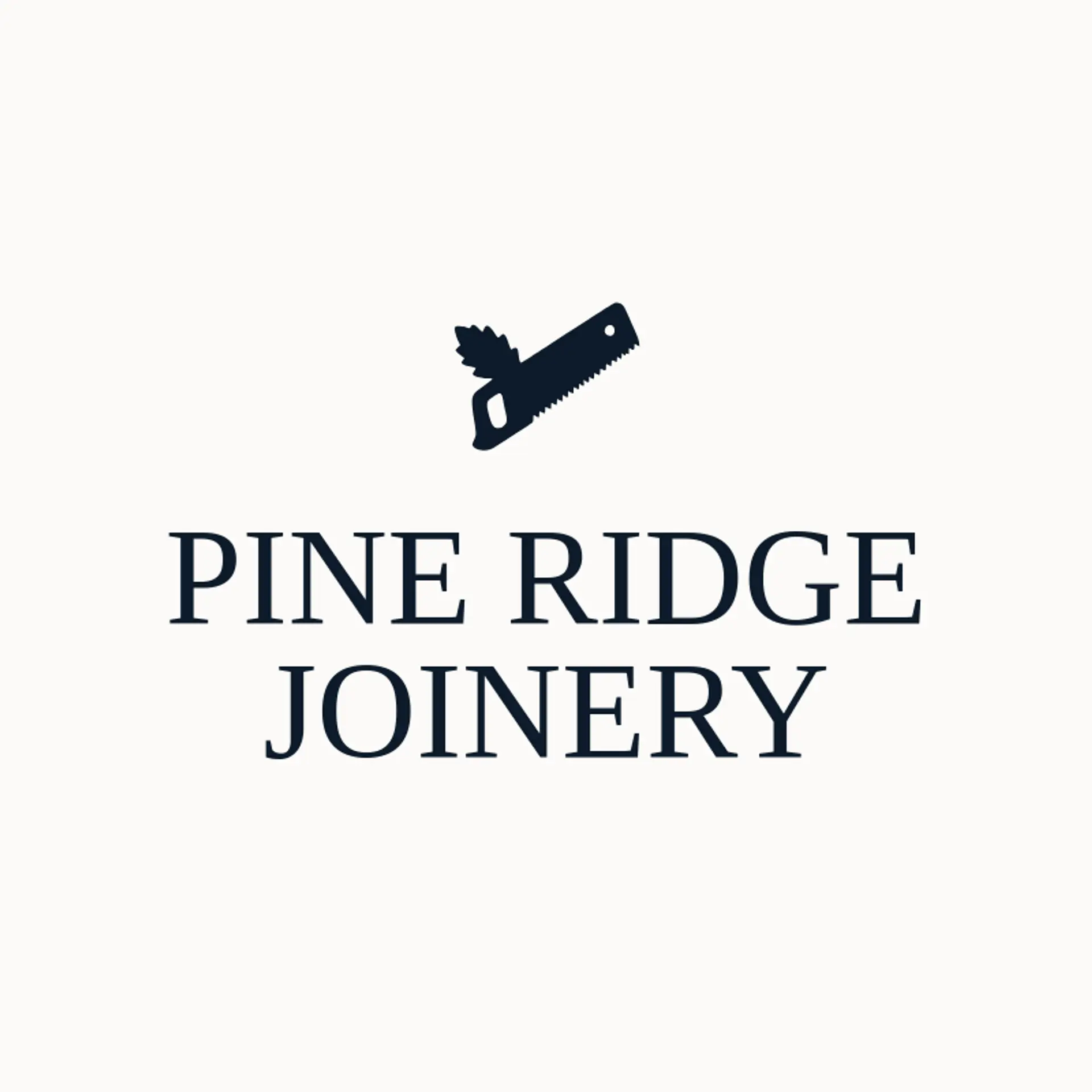 Pine Ridge Joinery logo for carpenter