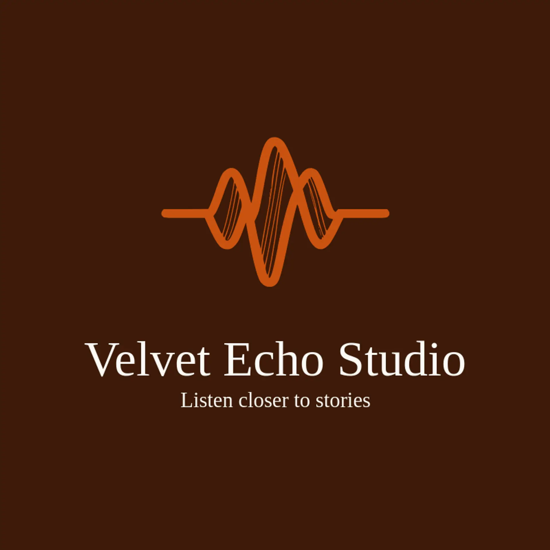 Velvet Echo Studio logo for streaming