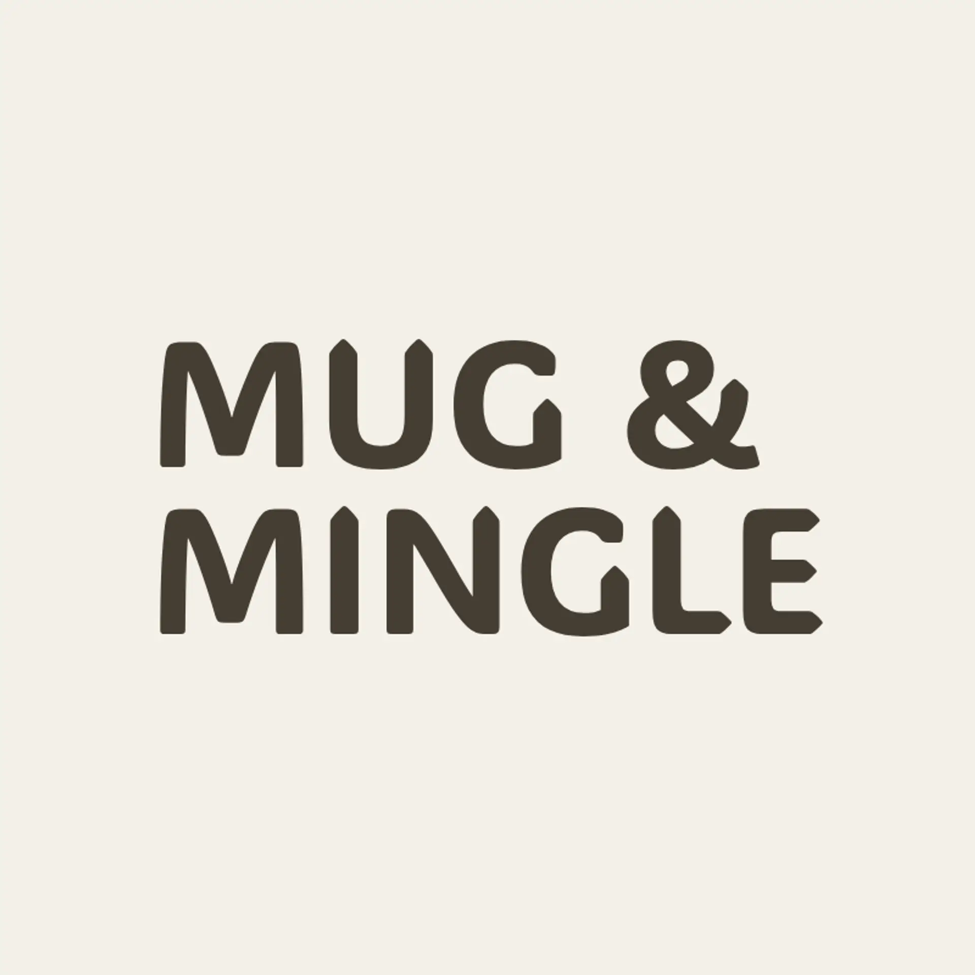 Mug & Mingle logo for unique cafe