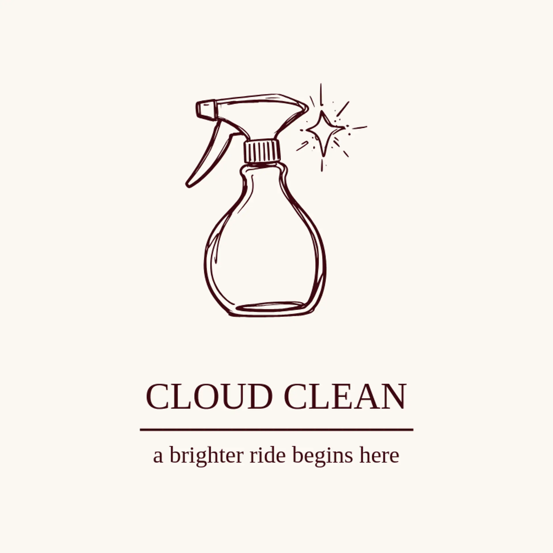 Cloud Clean logo for auto detailing