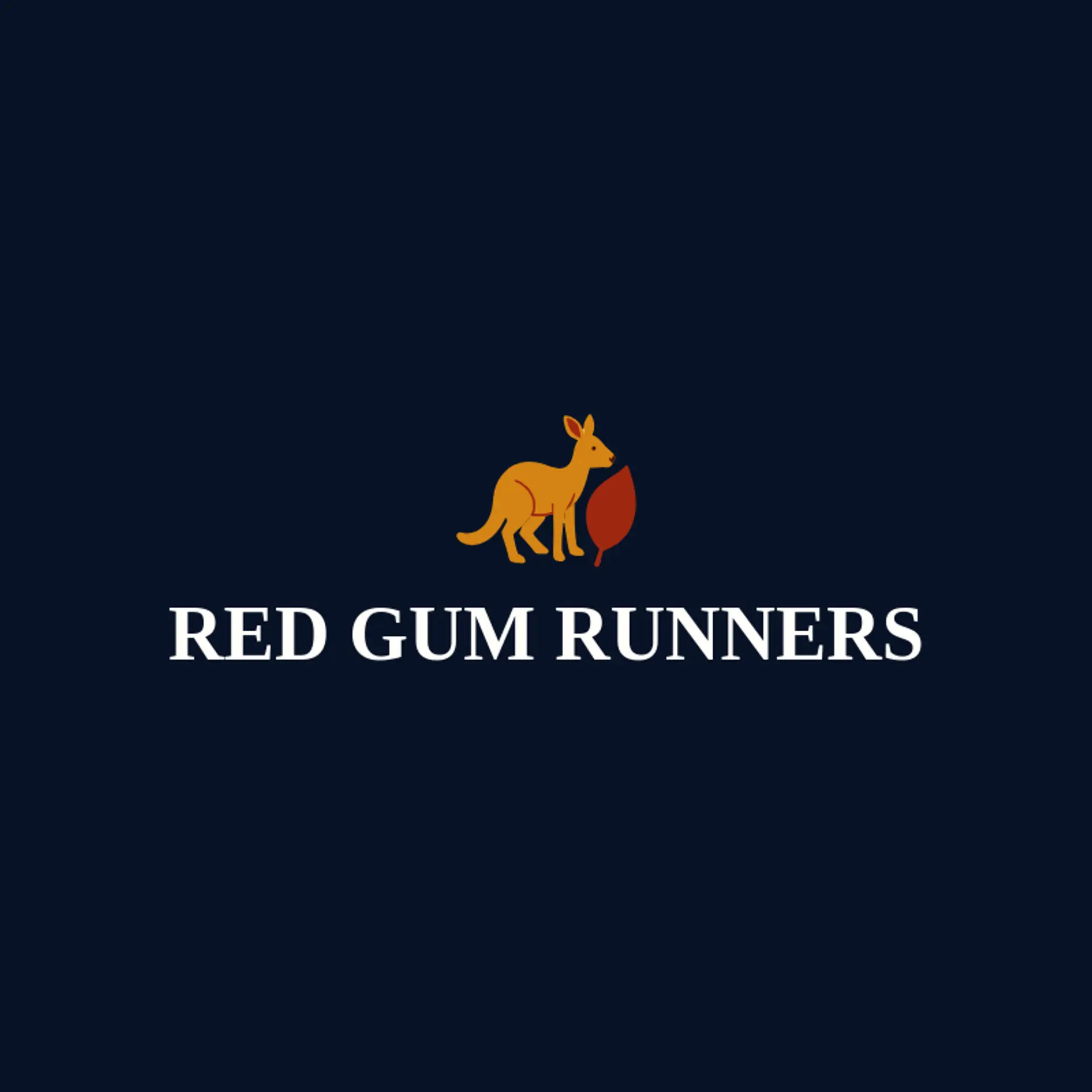 Red Gum Runners logo for kangaroo