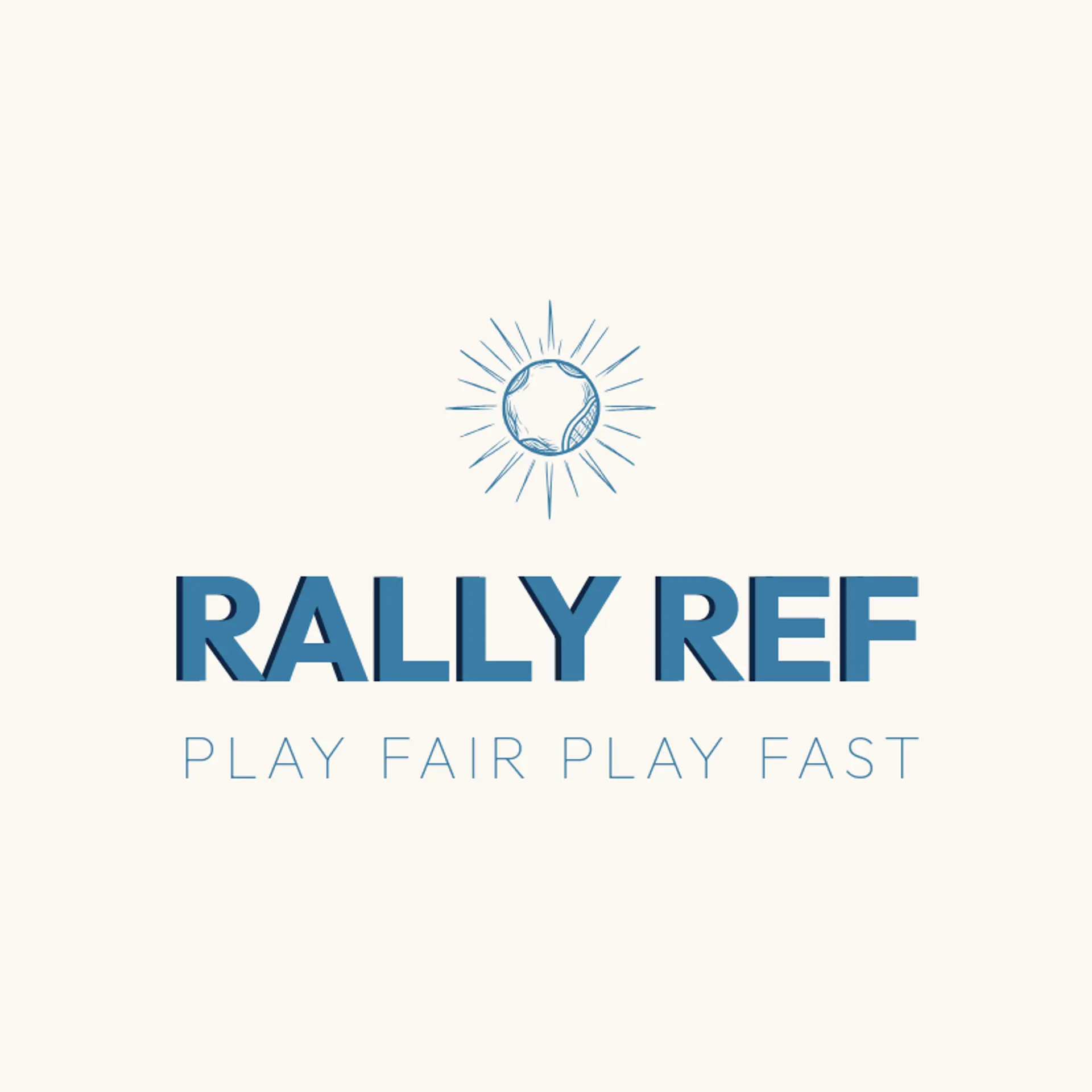 Rally Ref logo for pickleball