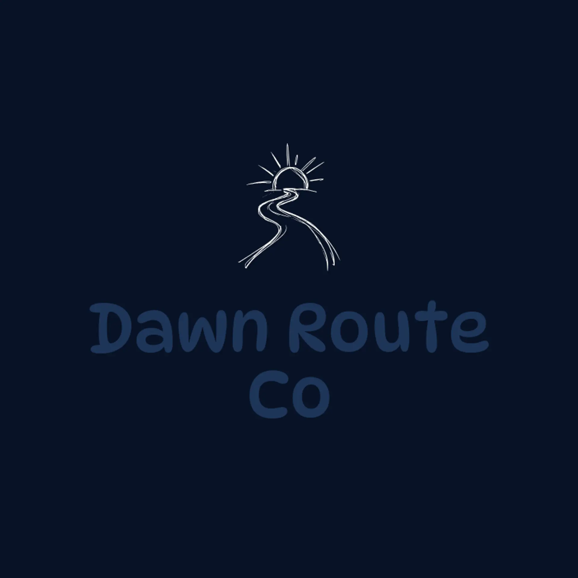 Dawn Route Co logo for transport