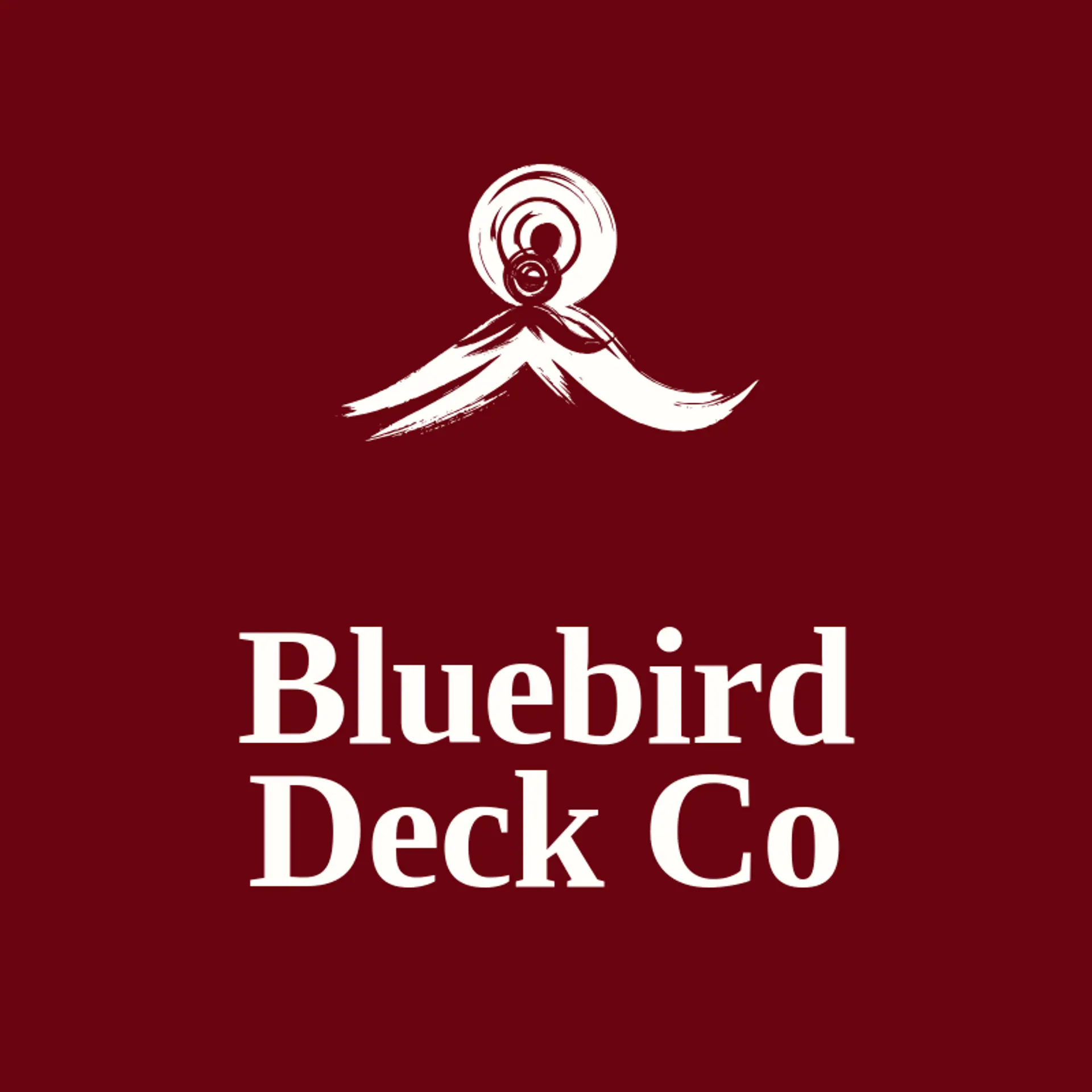 Bluebird Deck Co logo for skate