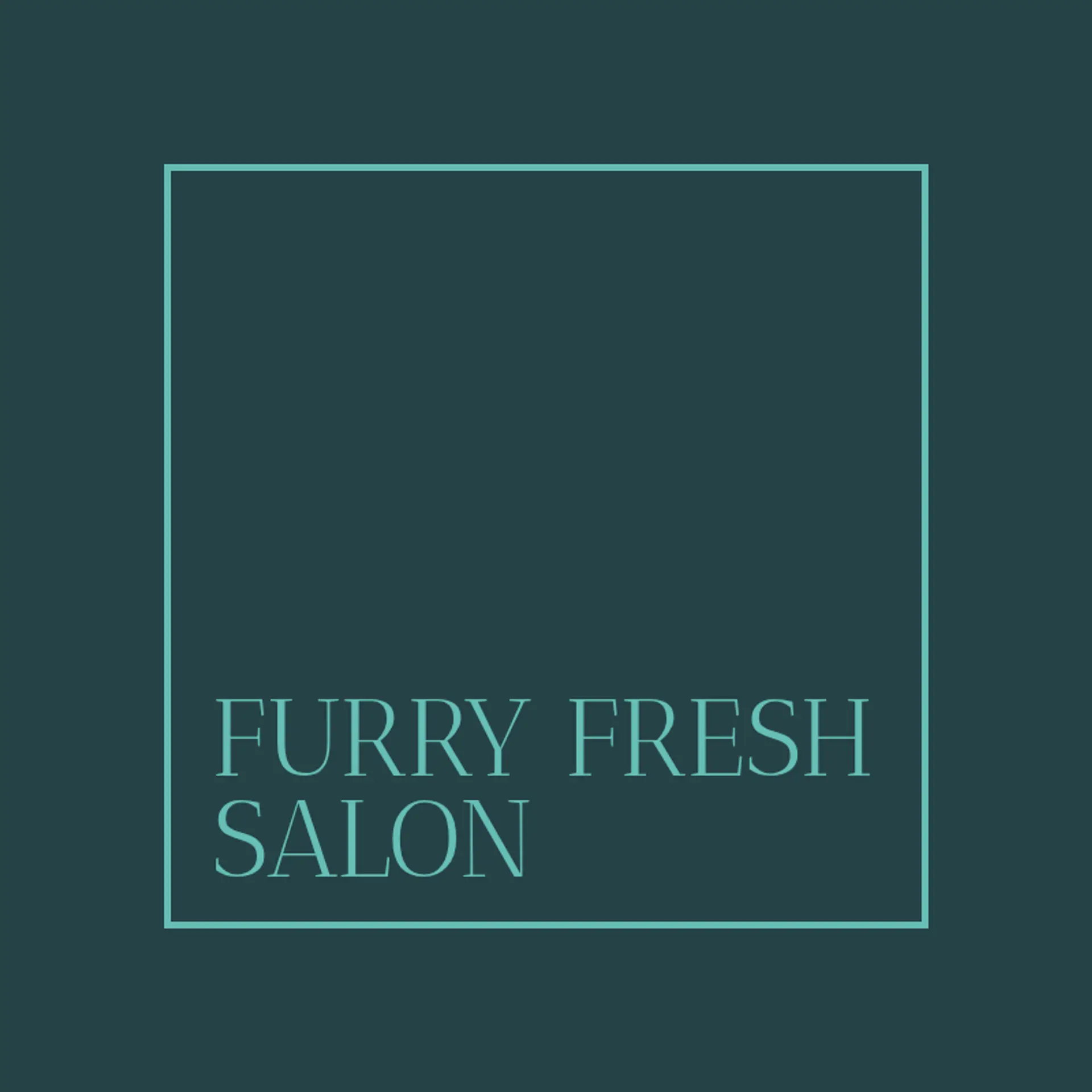 Furry Fresh Salon logo for pet grooming