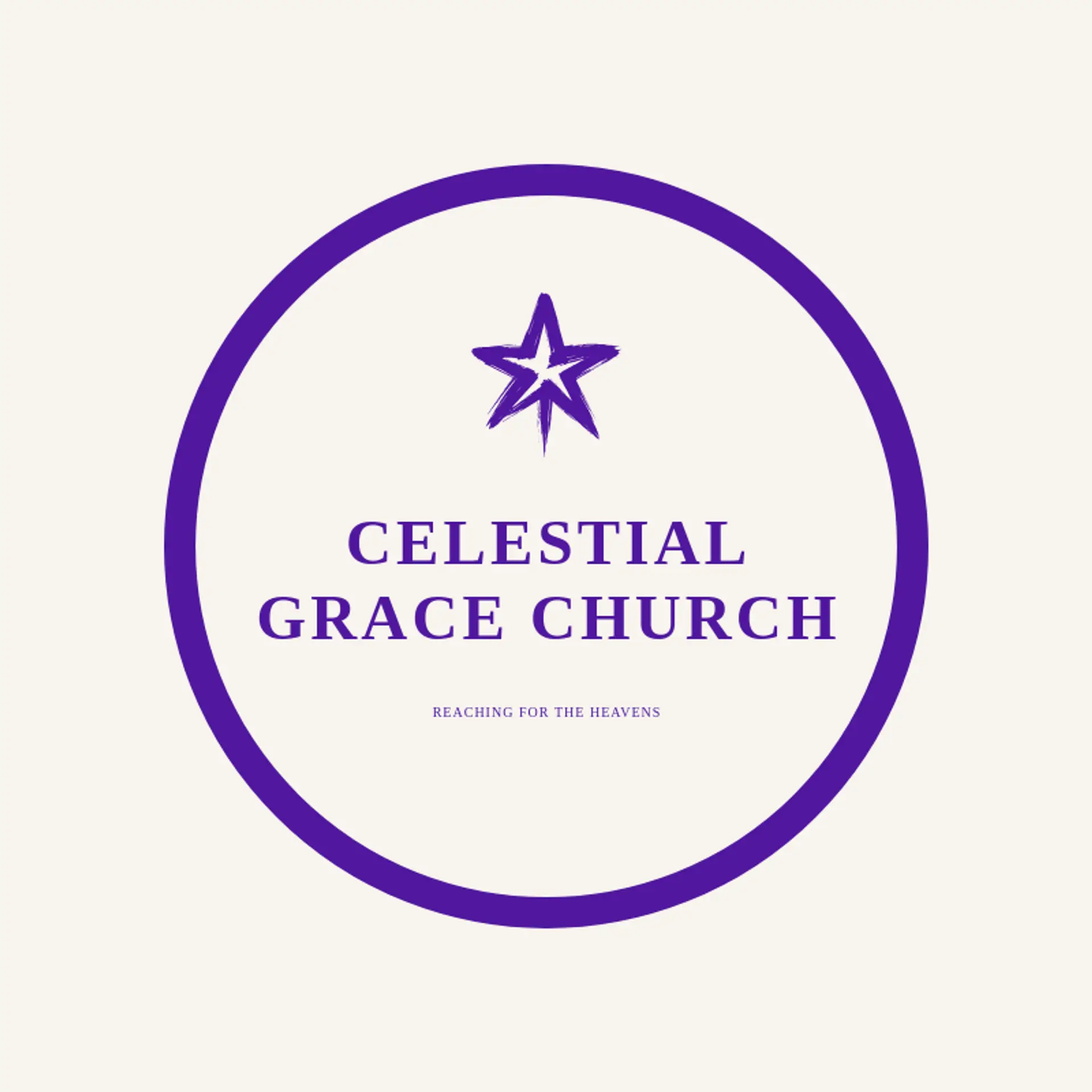 Celestial Grace Church logo for christian