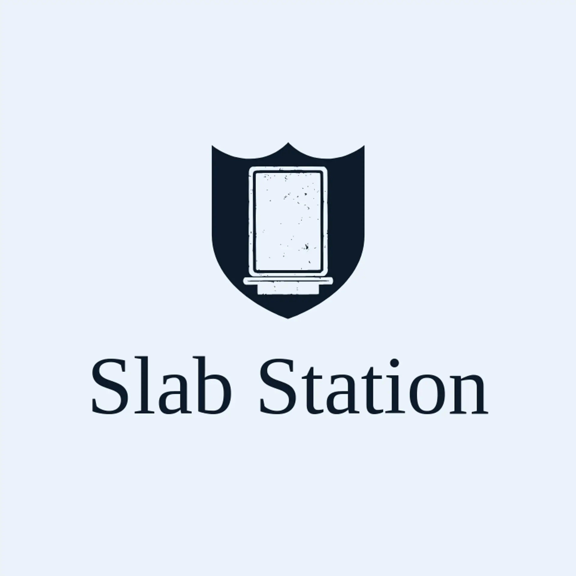 Slab Station logo for trading card