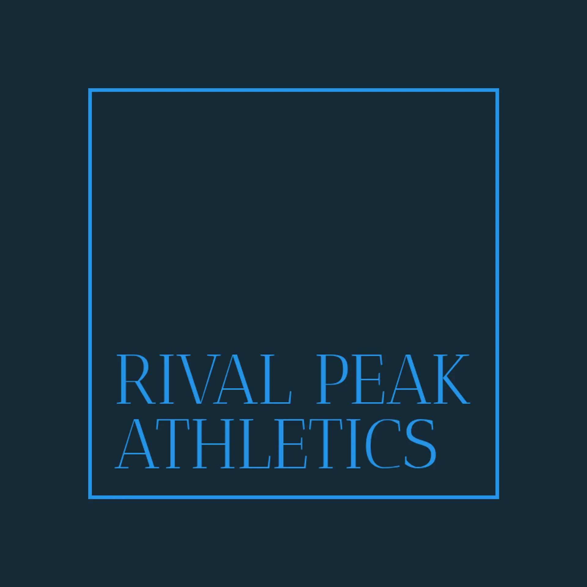 Rival Peak Athletics logo for sports club