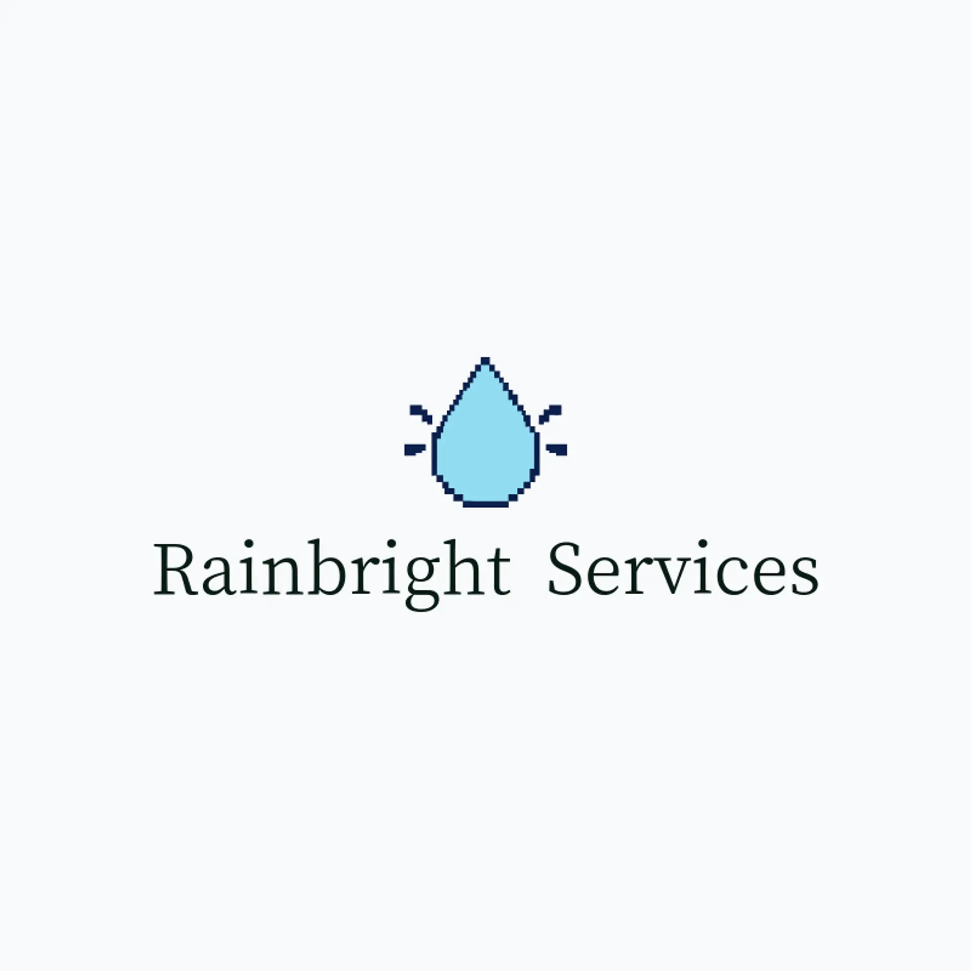 Rainbright Services logo for pressure washing