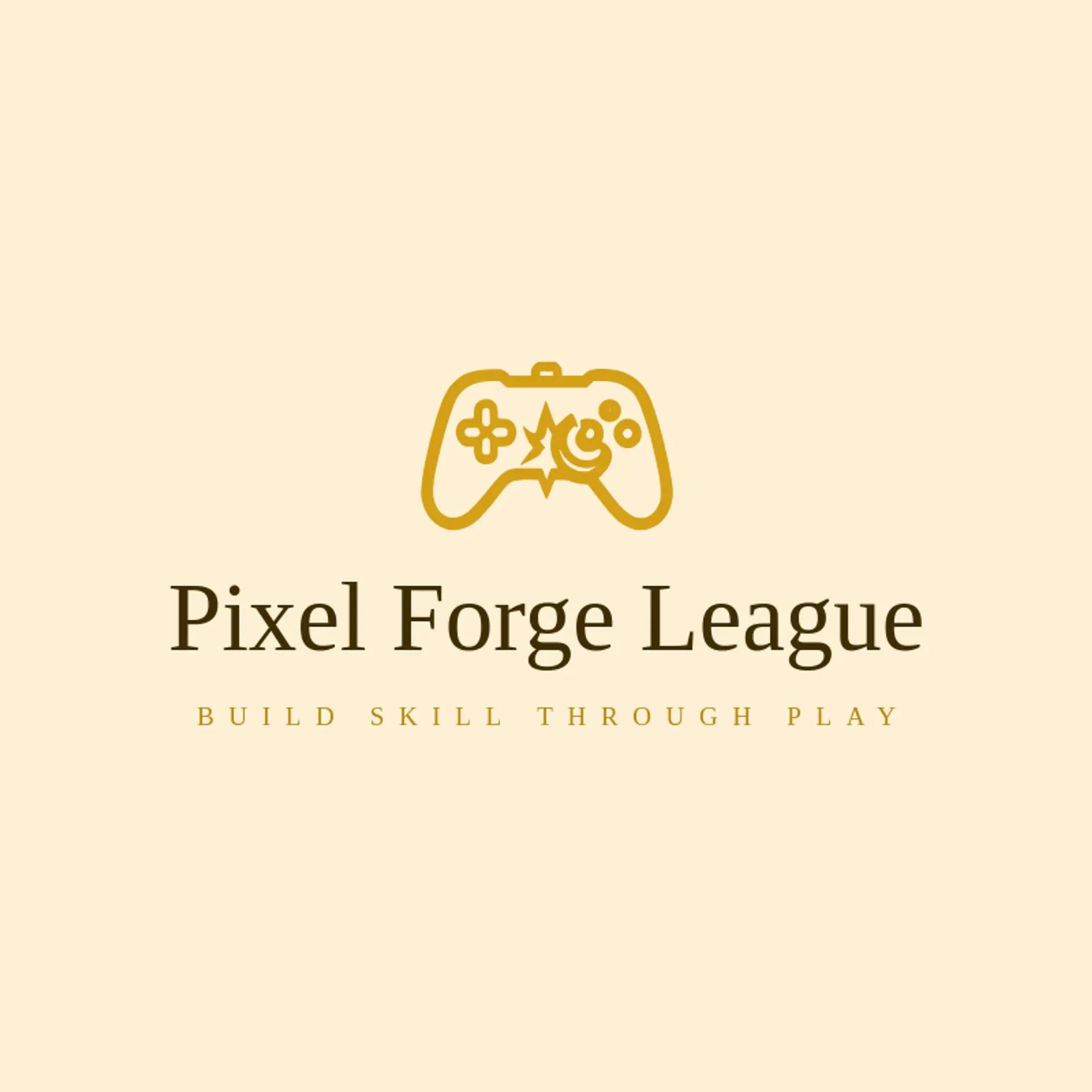 Pixel Forge League logo for playstation