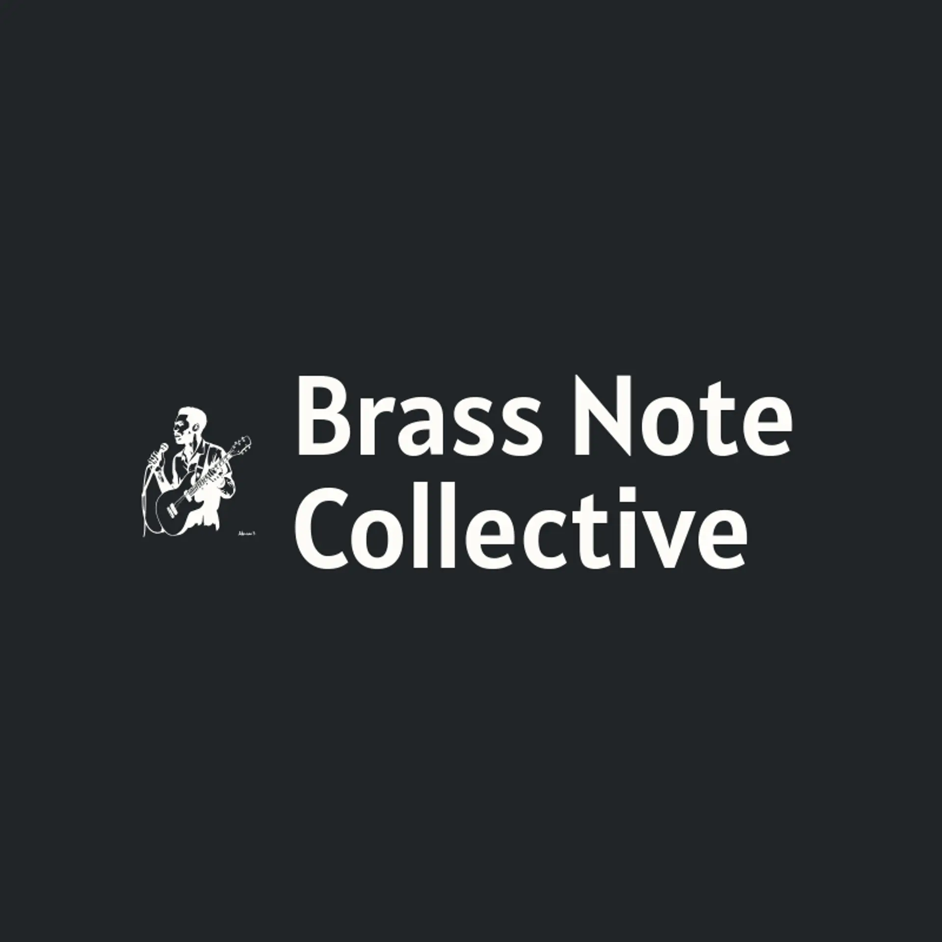Brass Note Collective logo for singer
