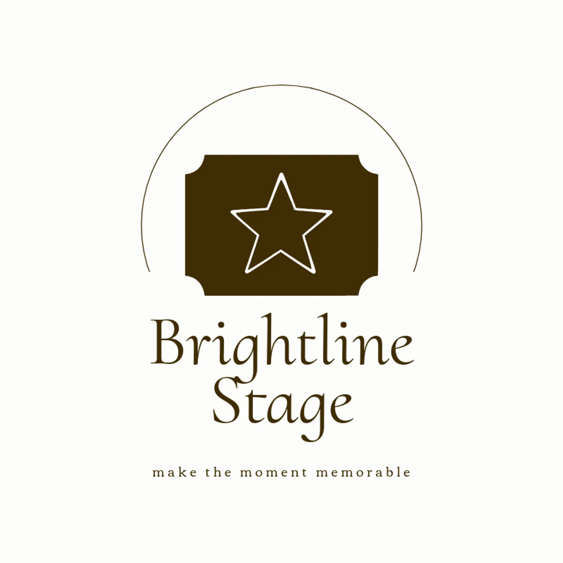 Brightline Stage logo for theater