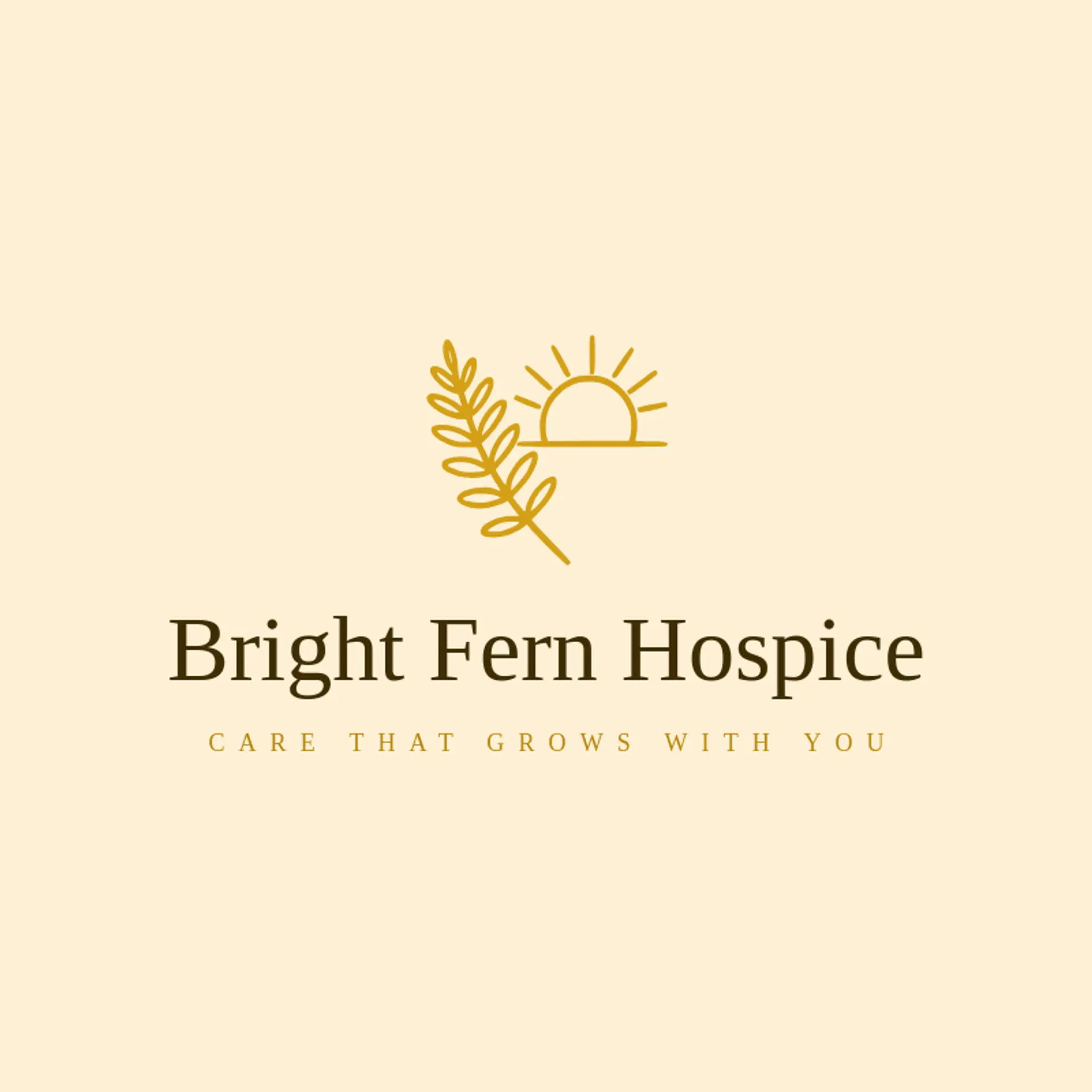 Bright Fern Hospice logo for hospice