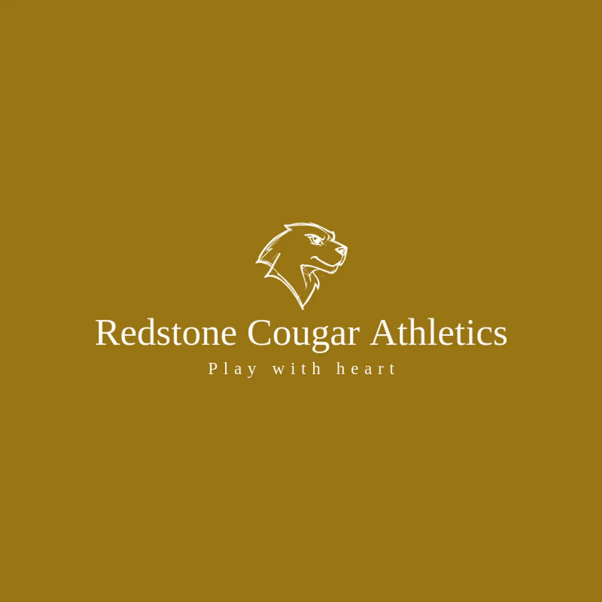 Redstone Cougar Athletics logo for cougar