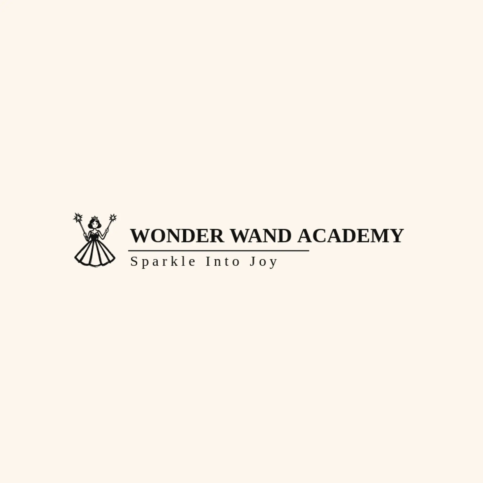 Wonder Wand Academy logo for princess
