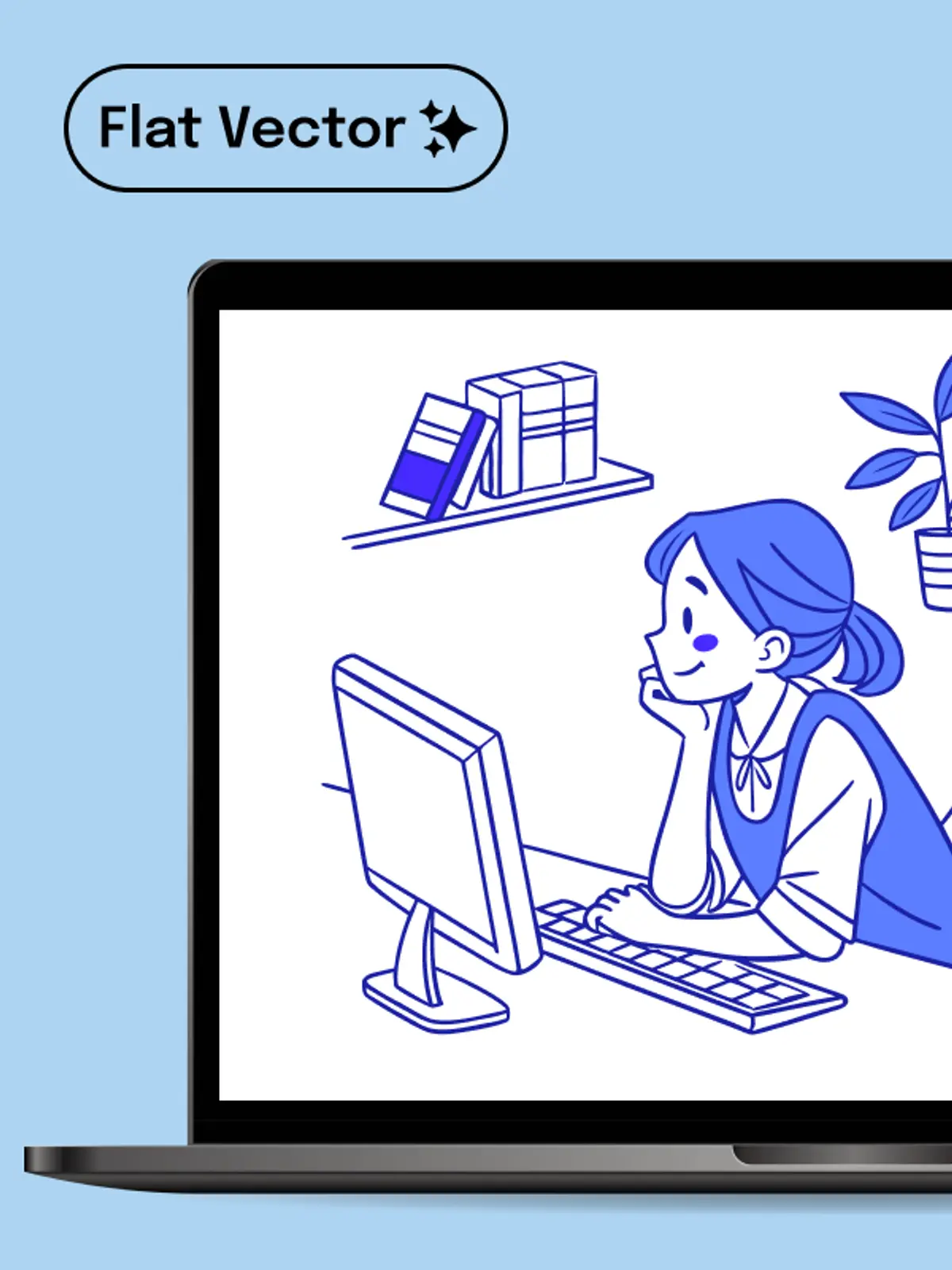Craft a vector icon
