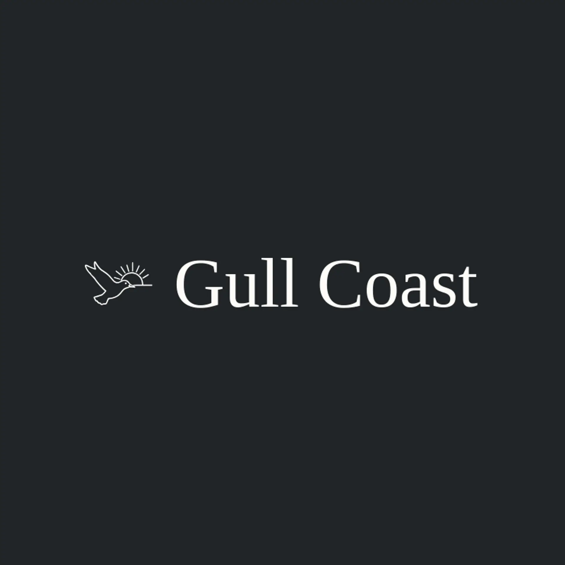 Gull Coast logo for beach