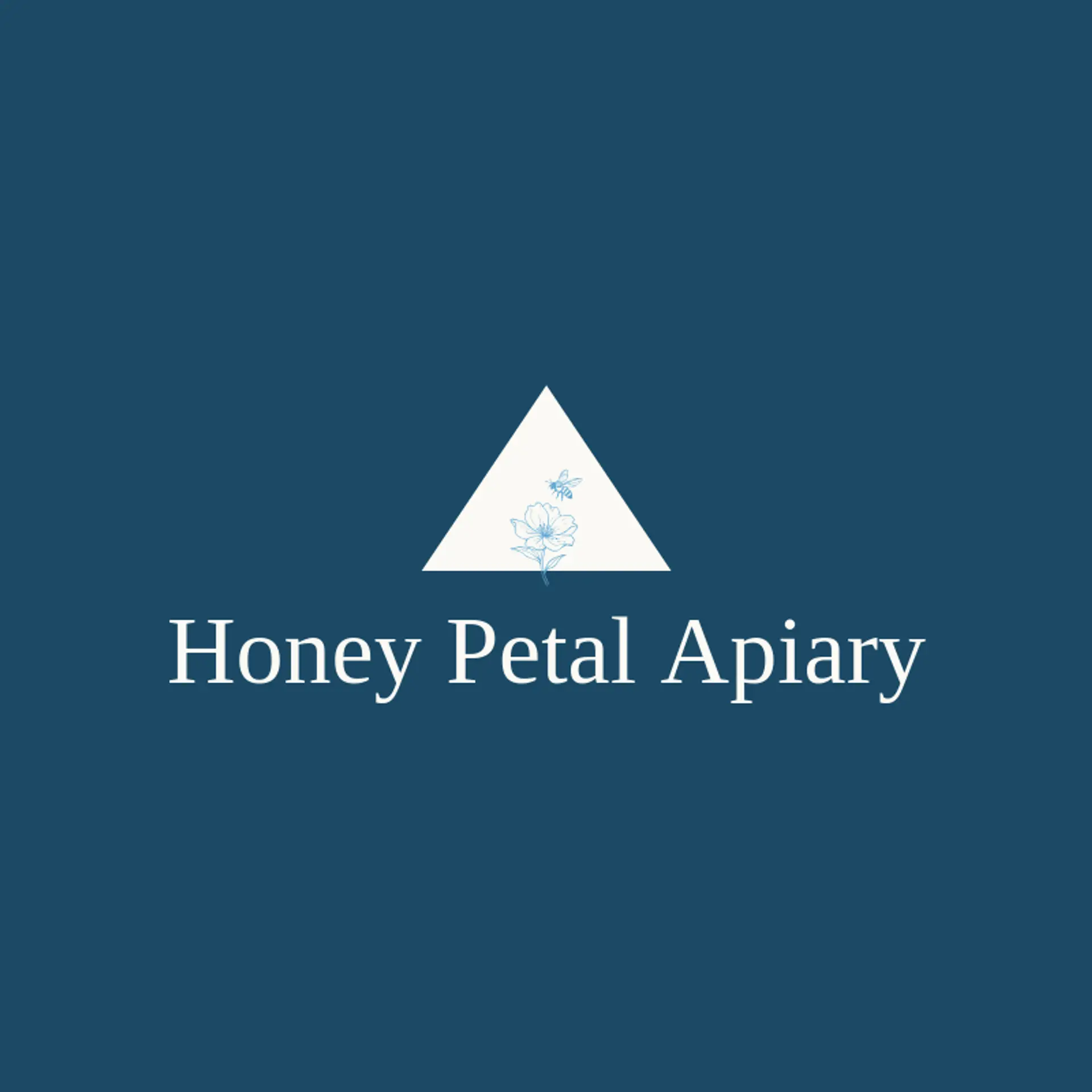 Honey Petal Apiary logo for blossom
