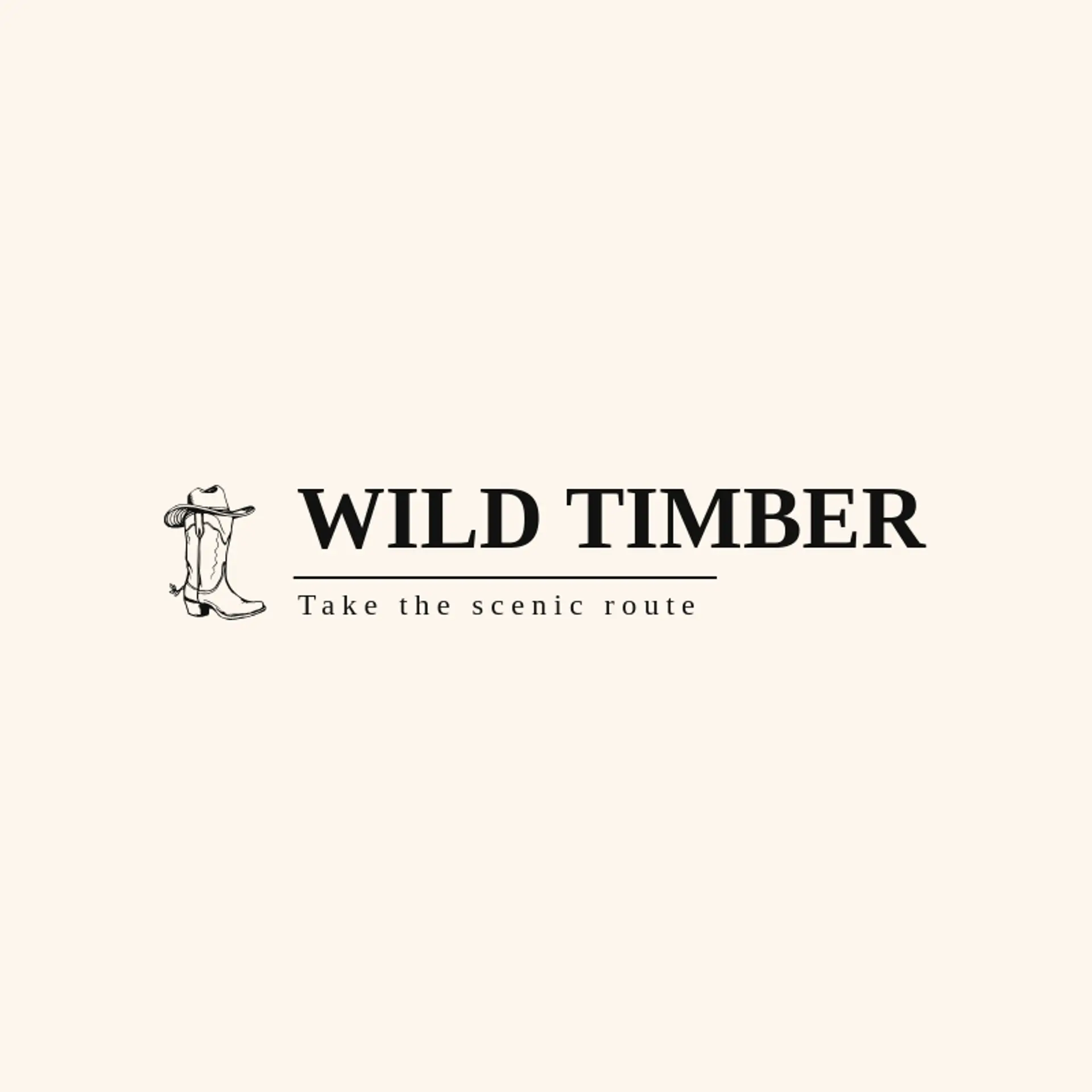Wild Timber logo for boot