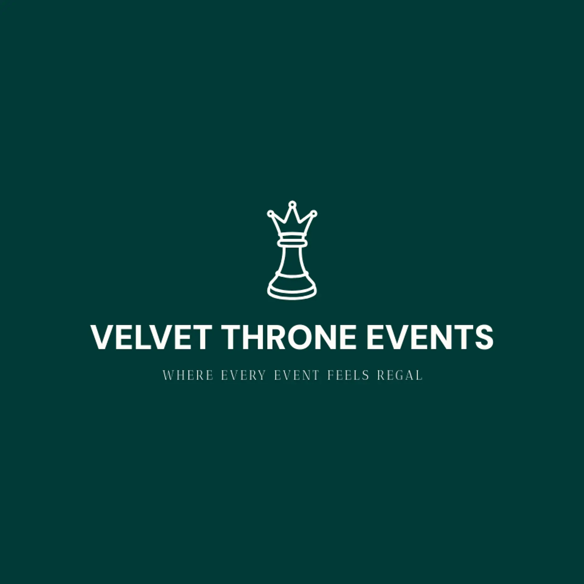 Velvet Throne Events logo for queen