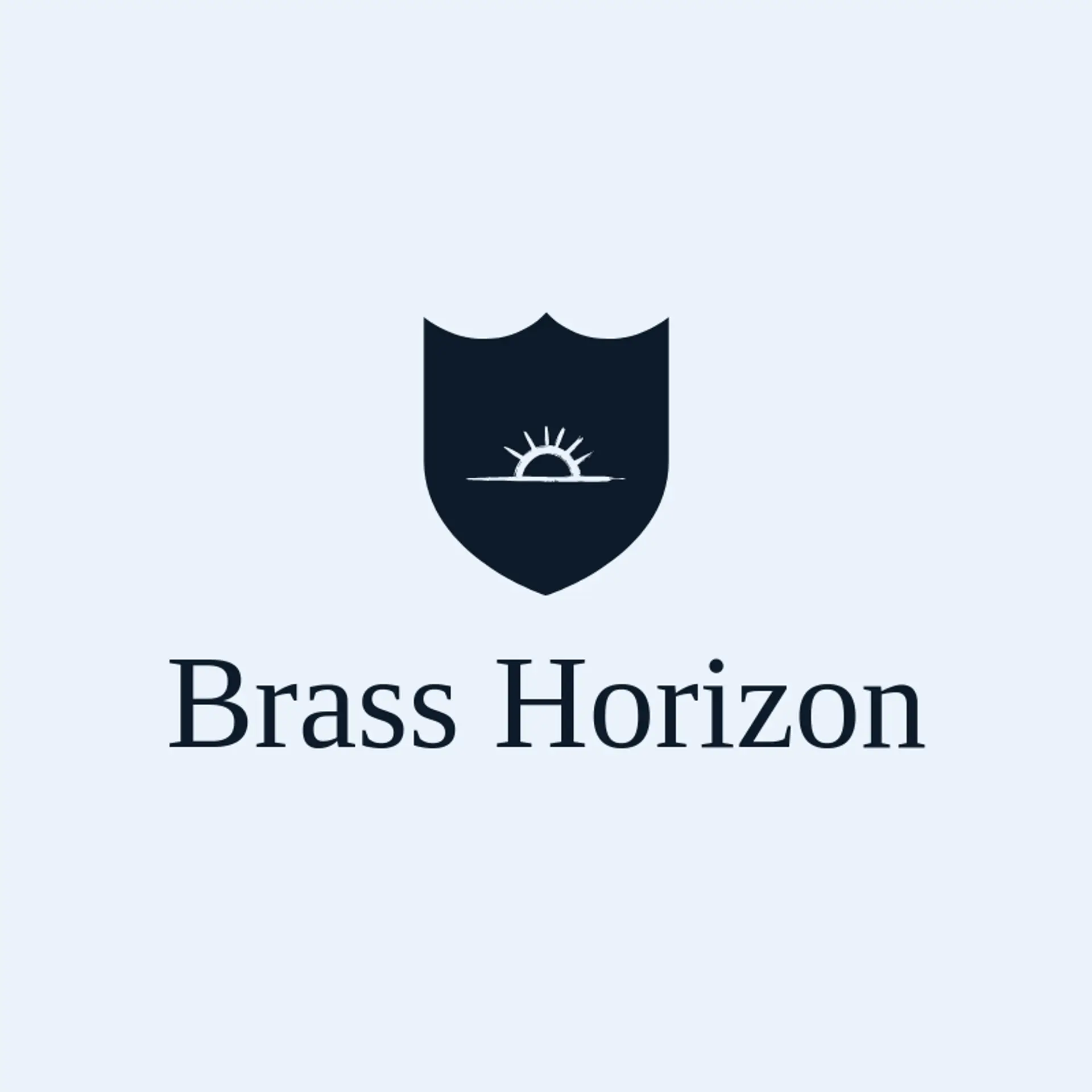 Brass Horizon logo for art deco