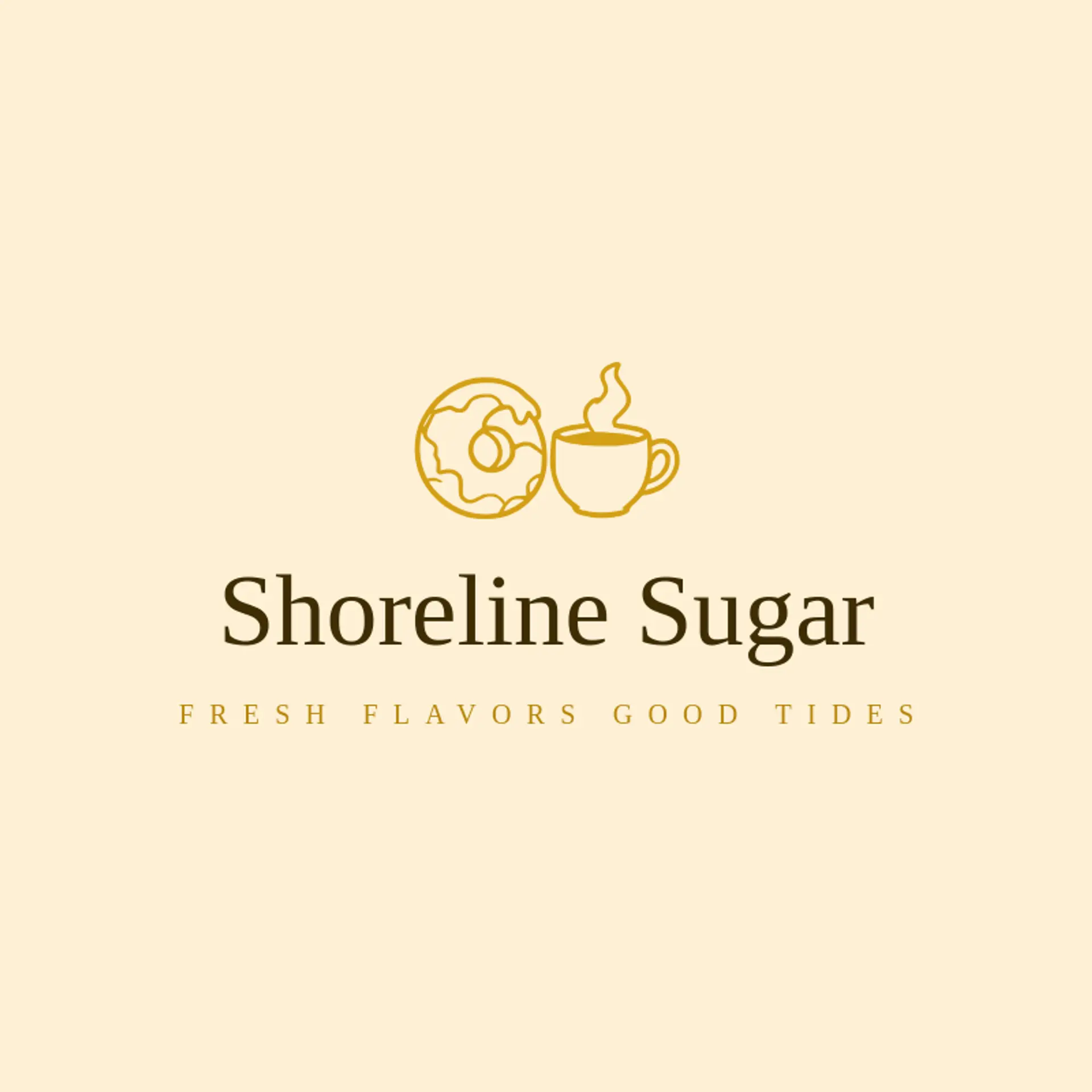 Shoreline Sugar logo for donut