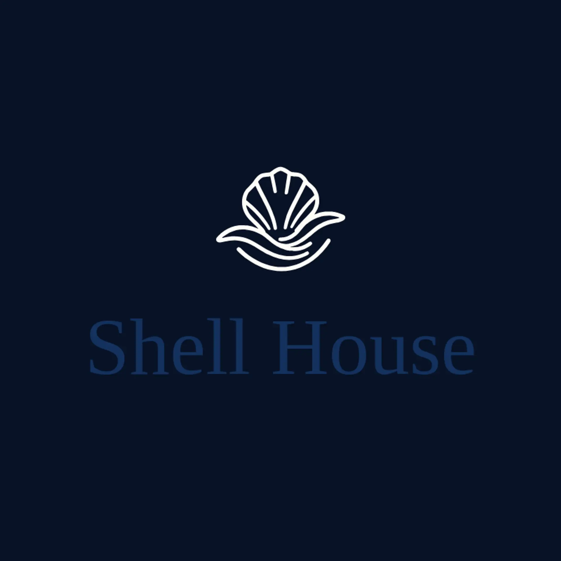 Shell House logo for beach