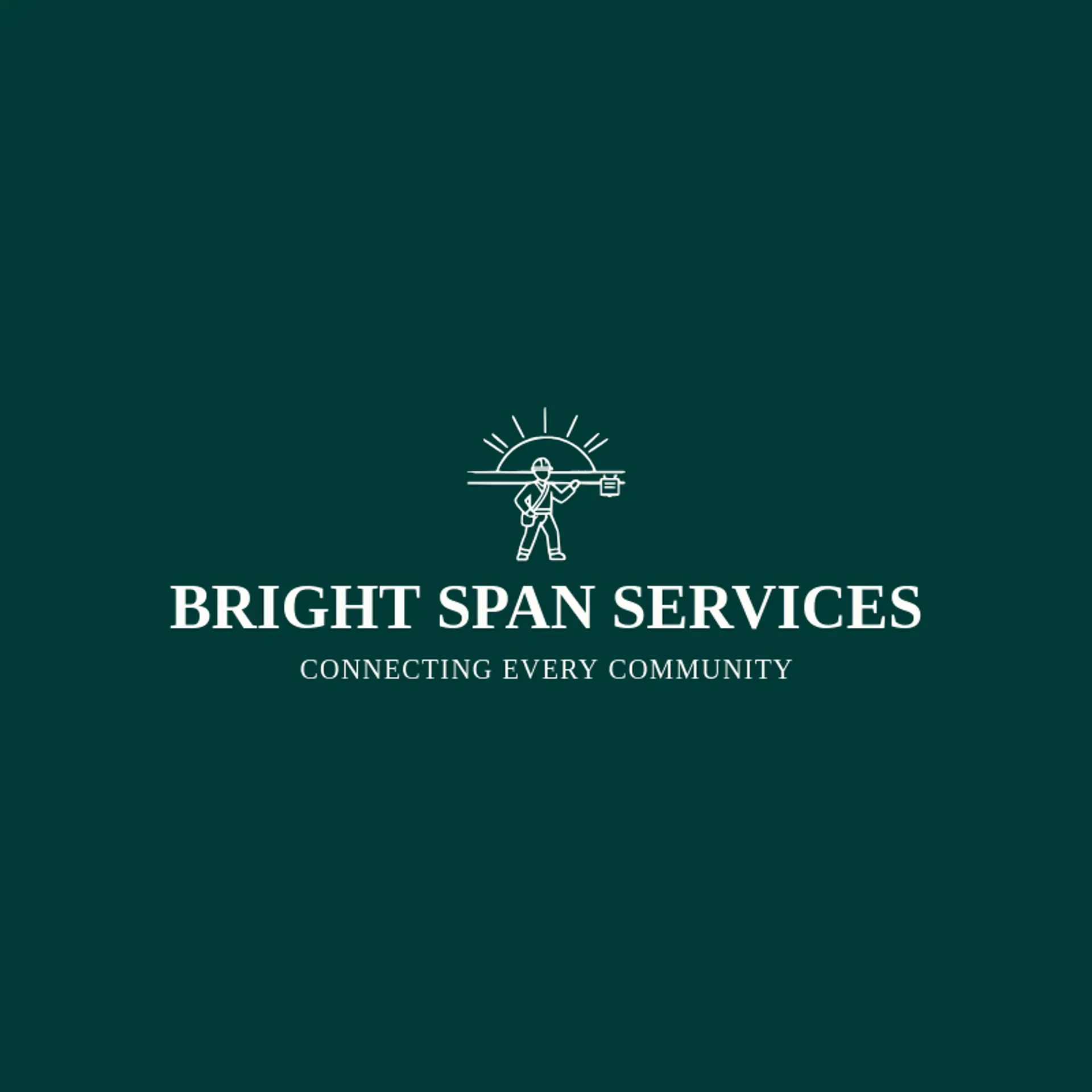 Bright Span Services logo for lineman