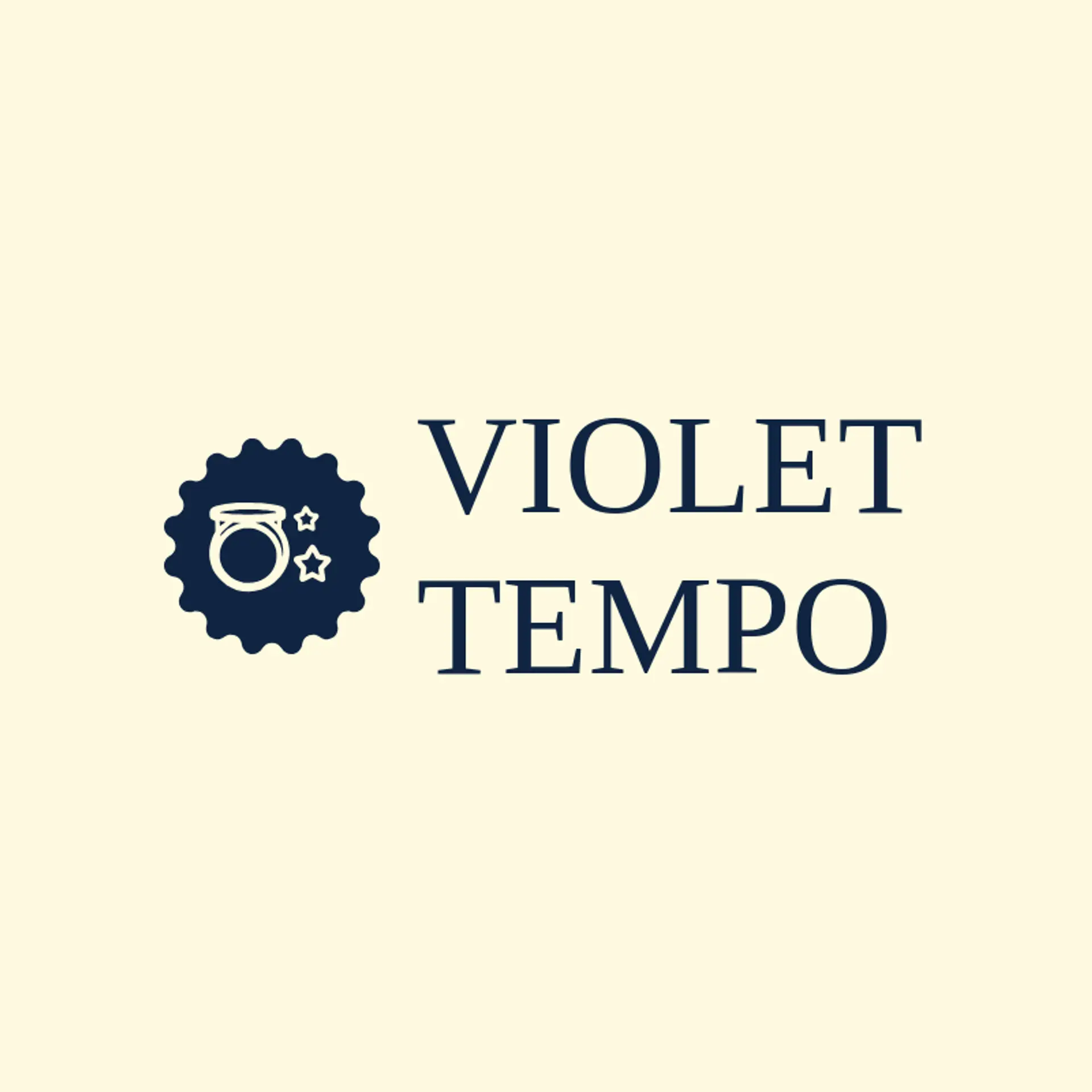 Violet Tempo logo for drum