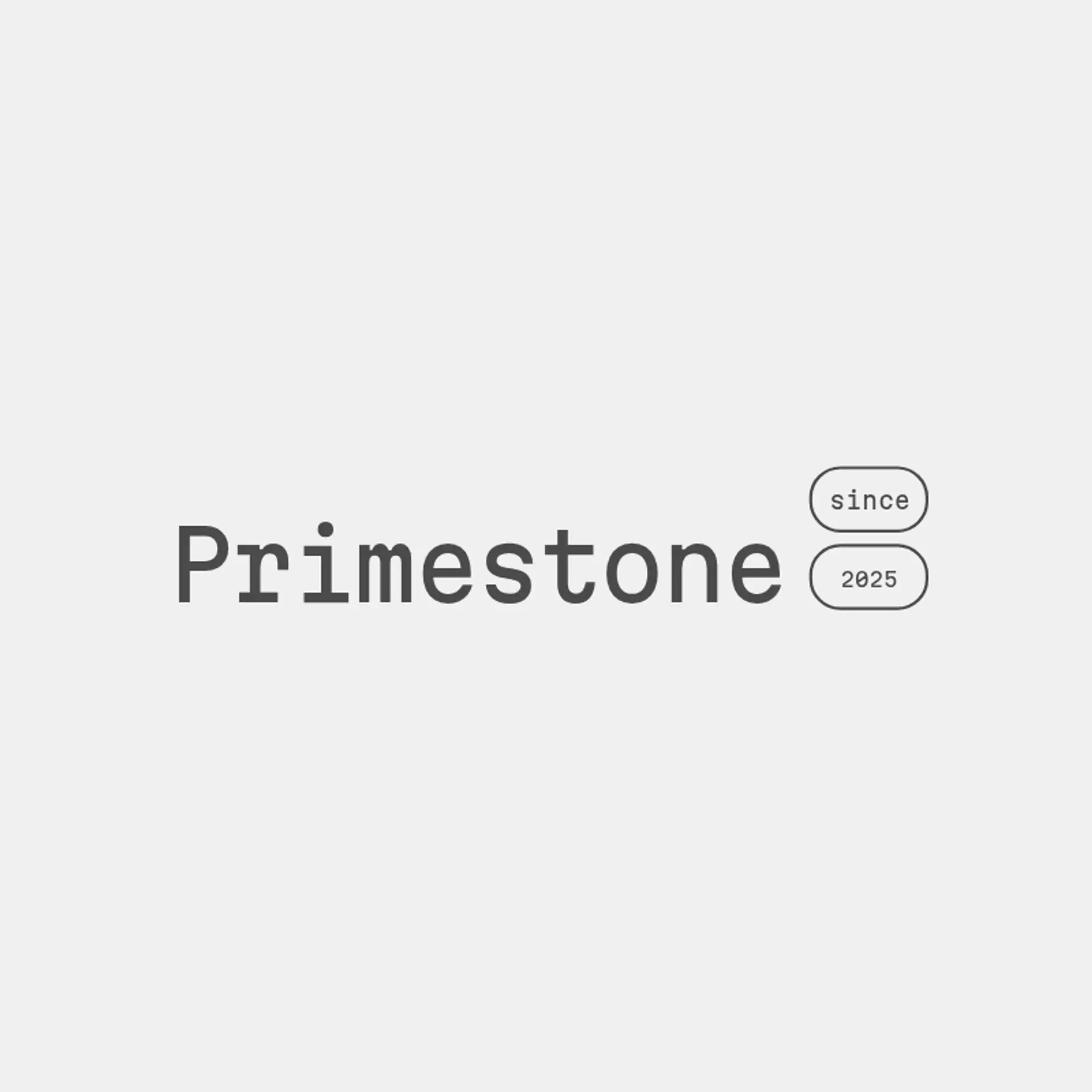 PrimeStone logo for concrete construction
