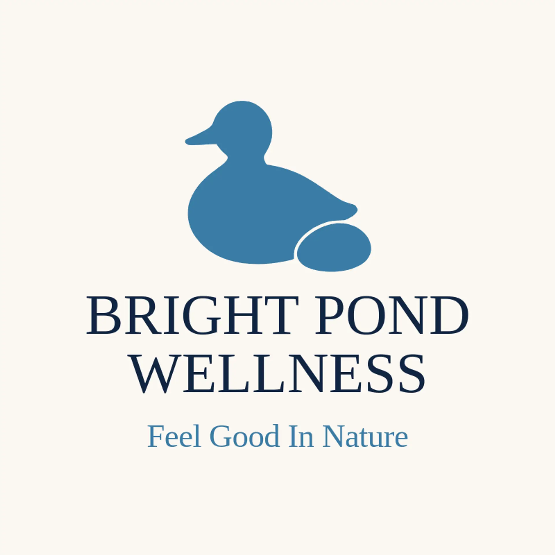 Bright Pond Wellness logo for duck