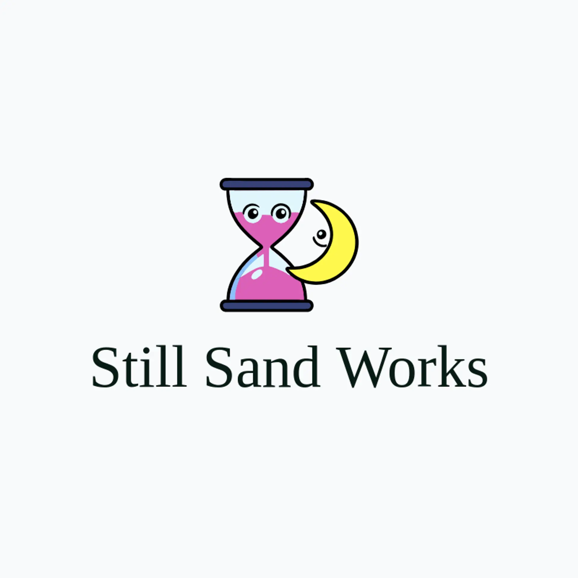 Still Sand Works logo for hourglass