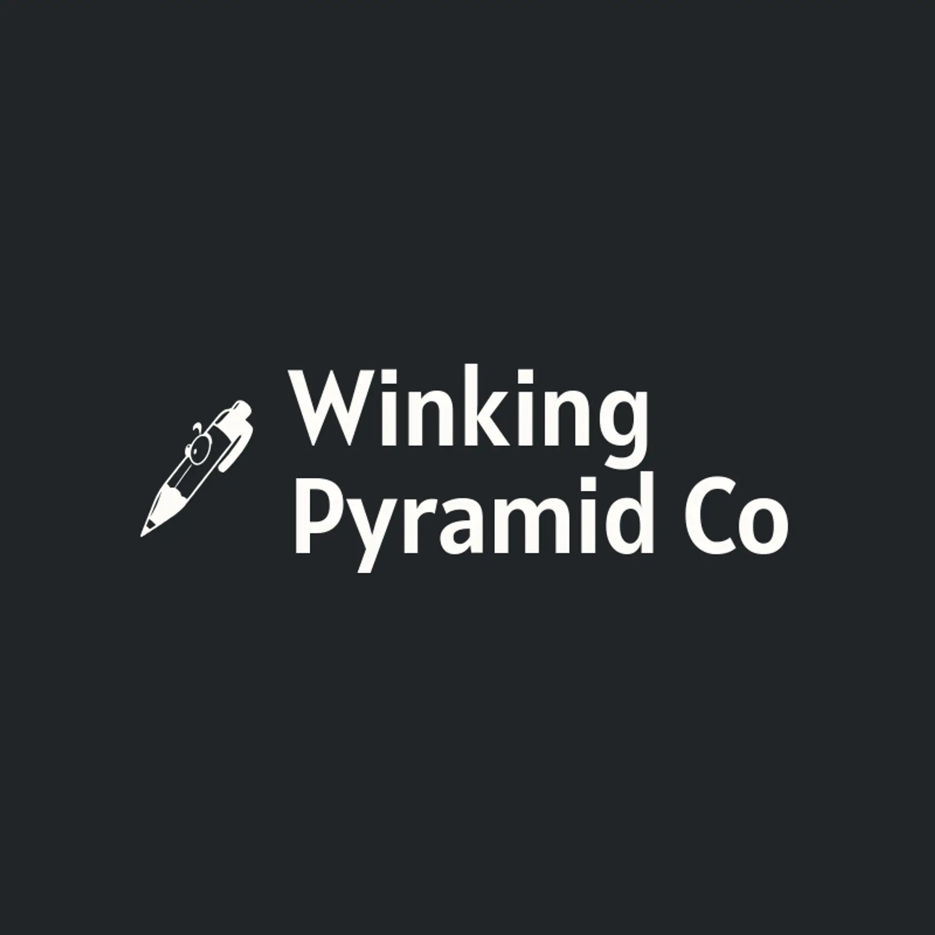 Winking Pyramid Co logo for illuminati