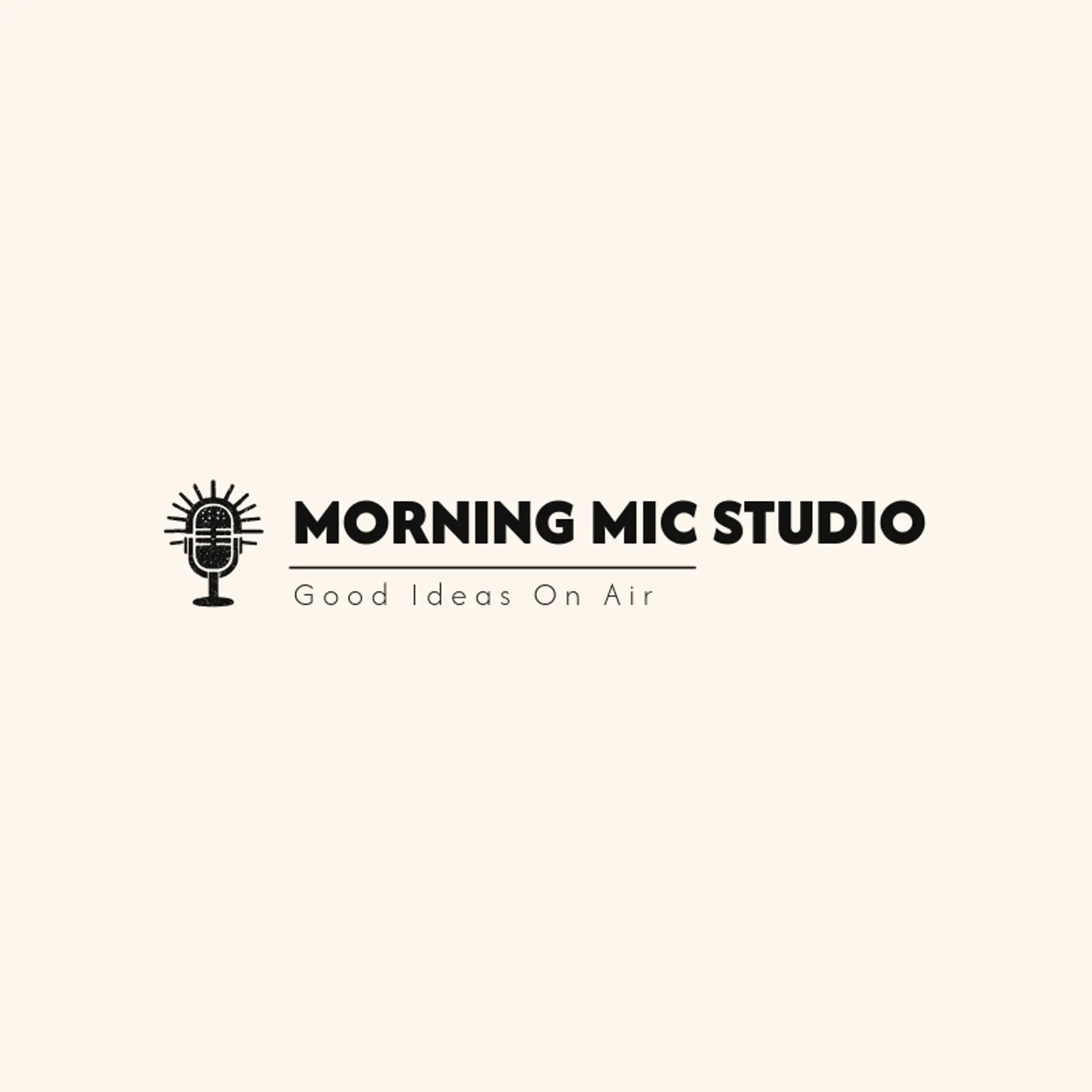 Morning Mic Studio logo for youtube channel