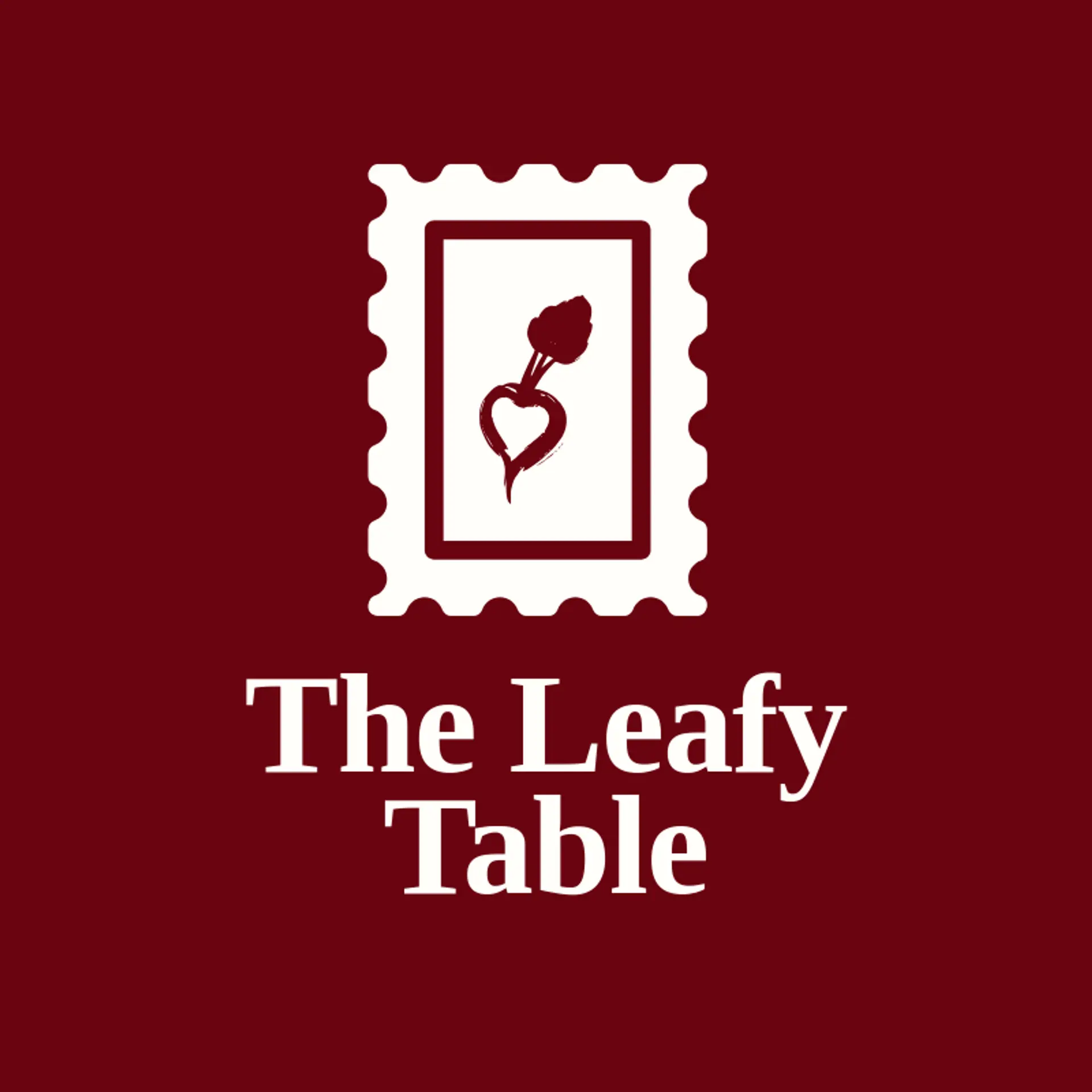 The Leafy Table logo for vegetarian