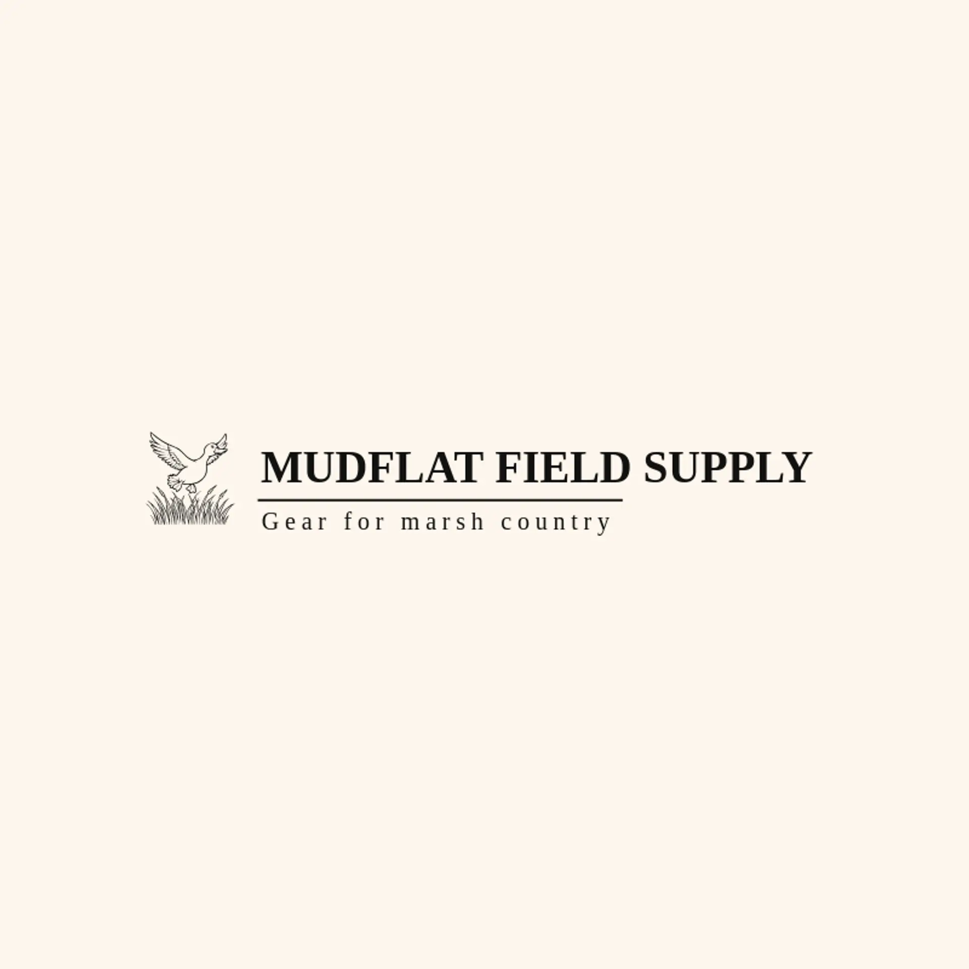 Mudflat Field Supply logo for duck hunting