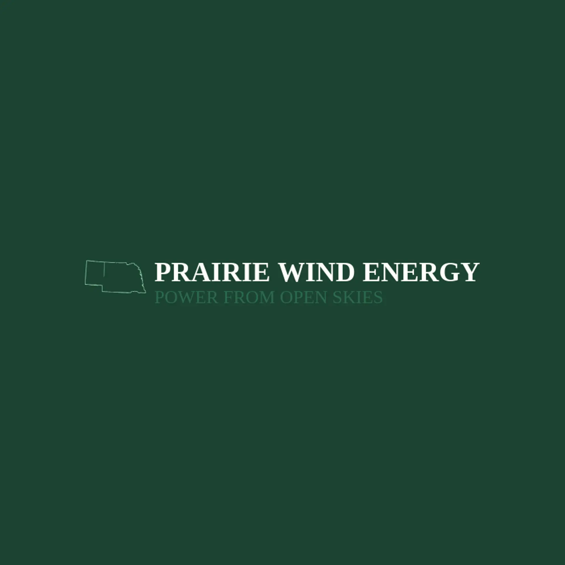 Prairie Wind Energy logo for nebraska