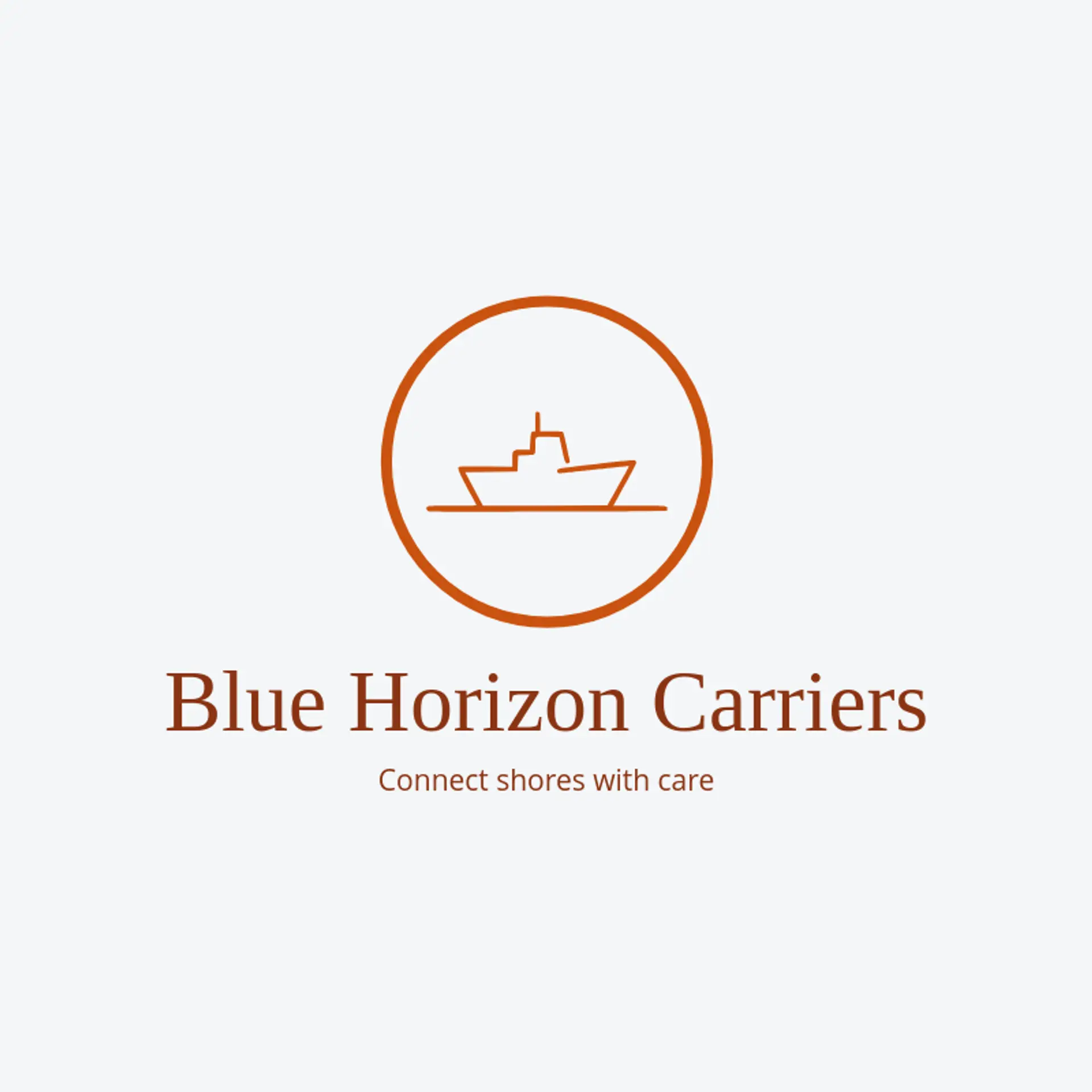 Blue Horizon Carriers logo for ship
