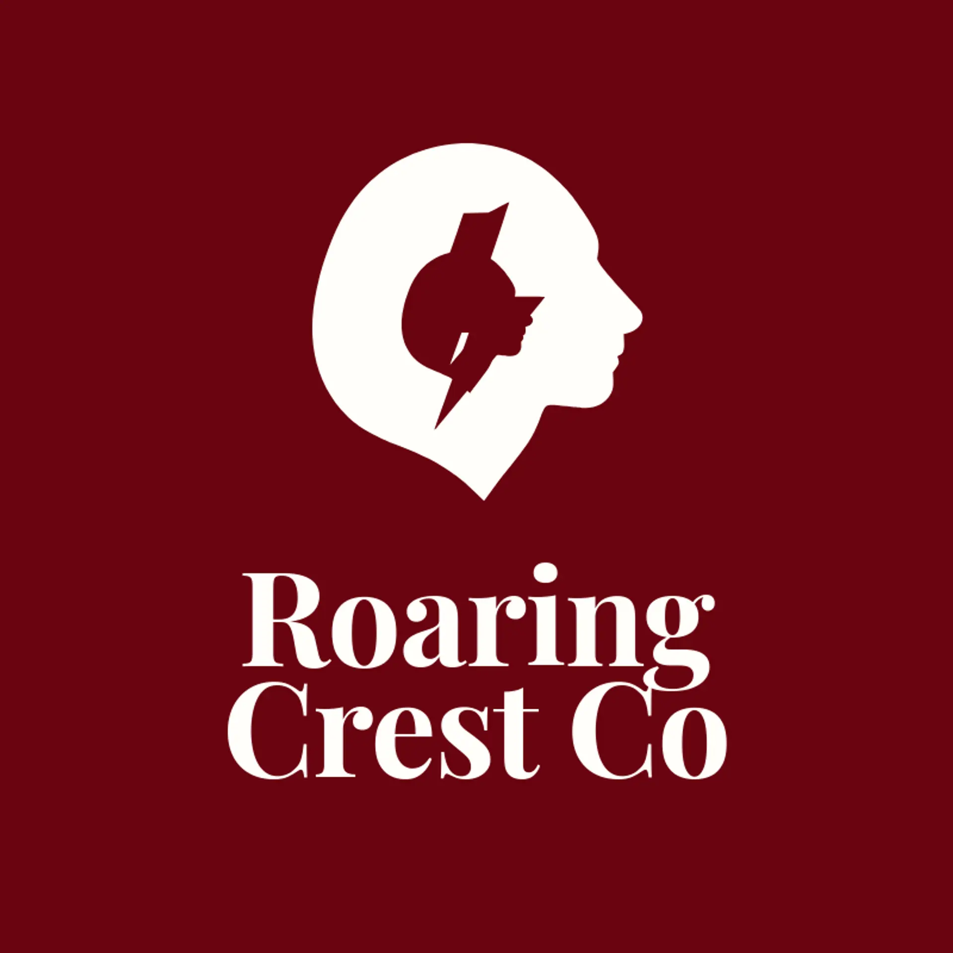 Roaring Crest Co logo for beast