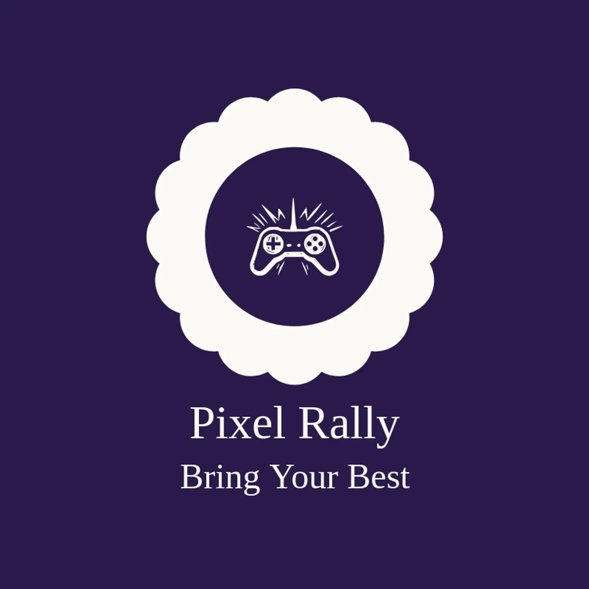 Pixel Rally logo for controller