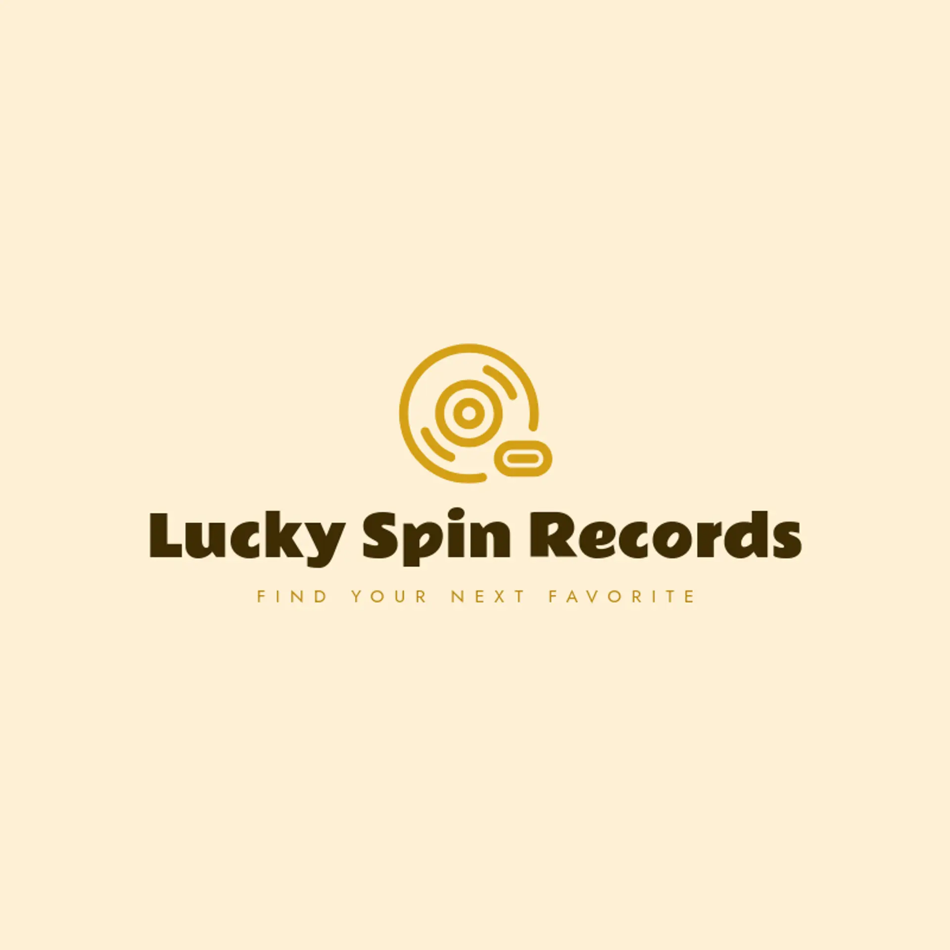 Lucky Spin Records logo for record