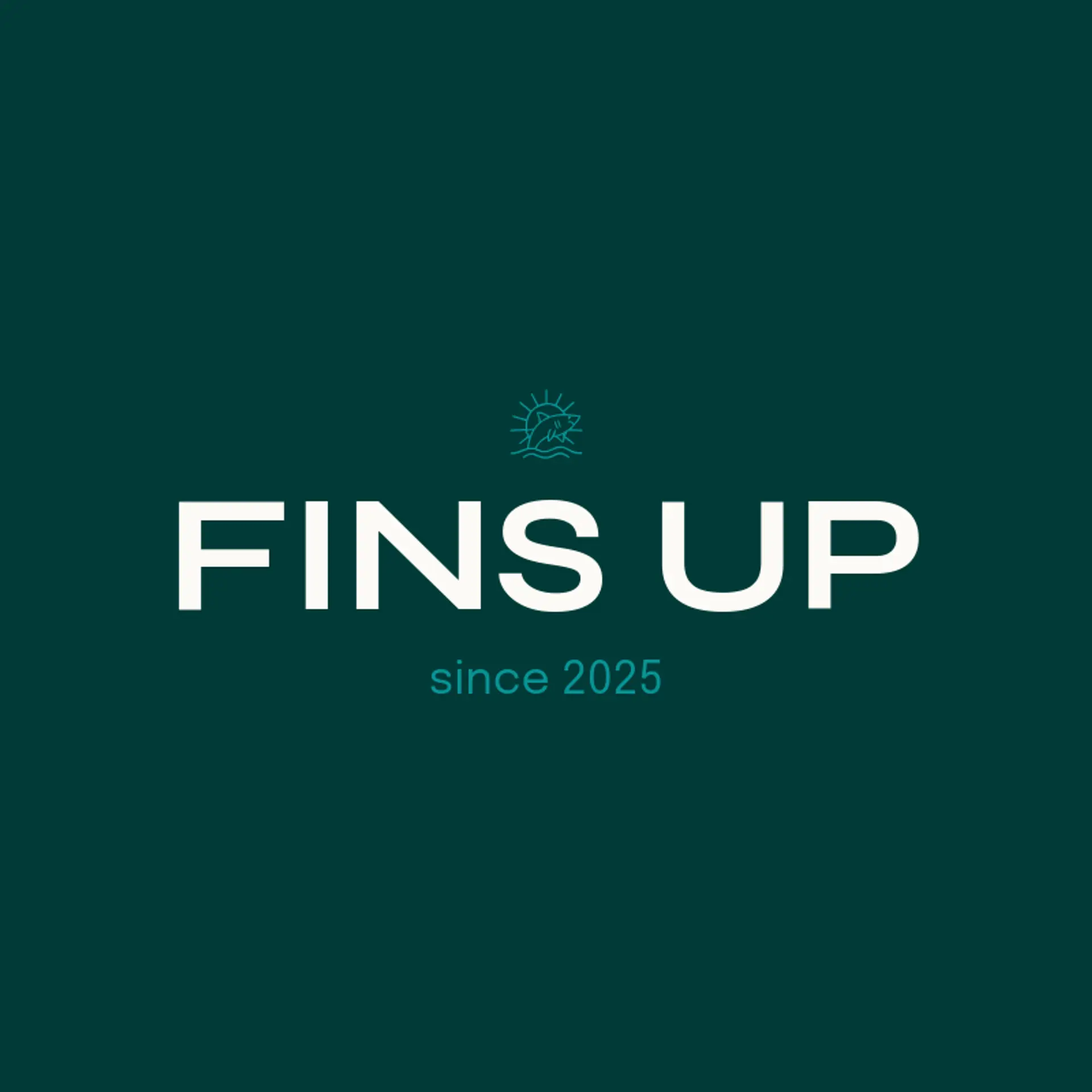 Fins Up logo for shark