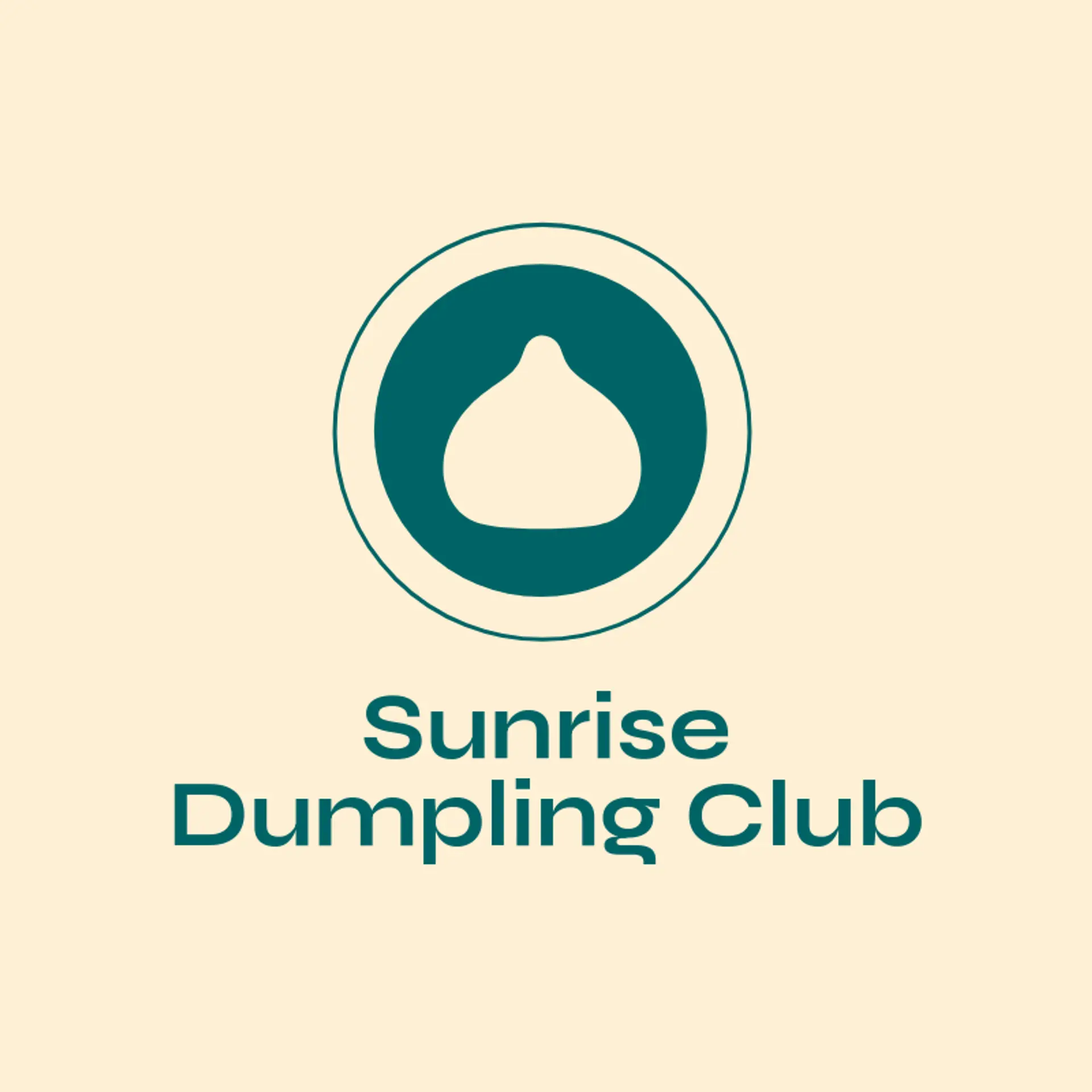 Sunrise Dumpling Club logo for chinese