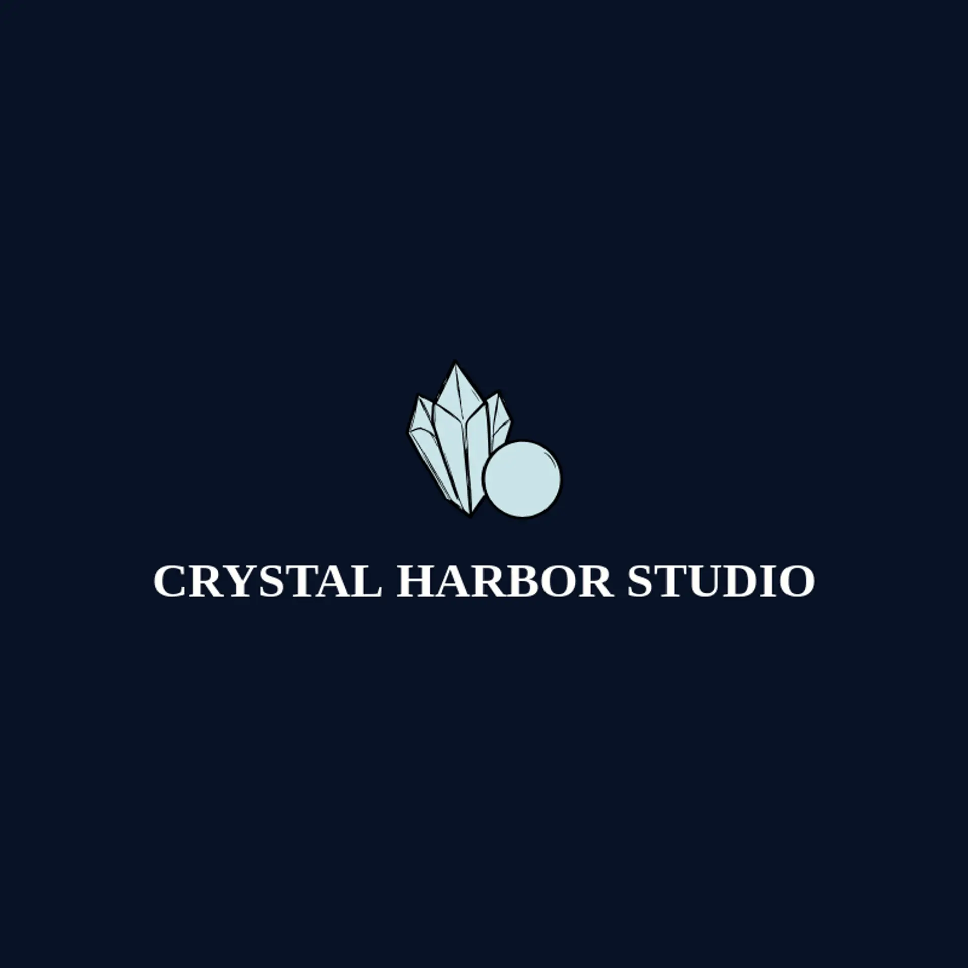 Crystal Harbor Studio logo for crystal