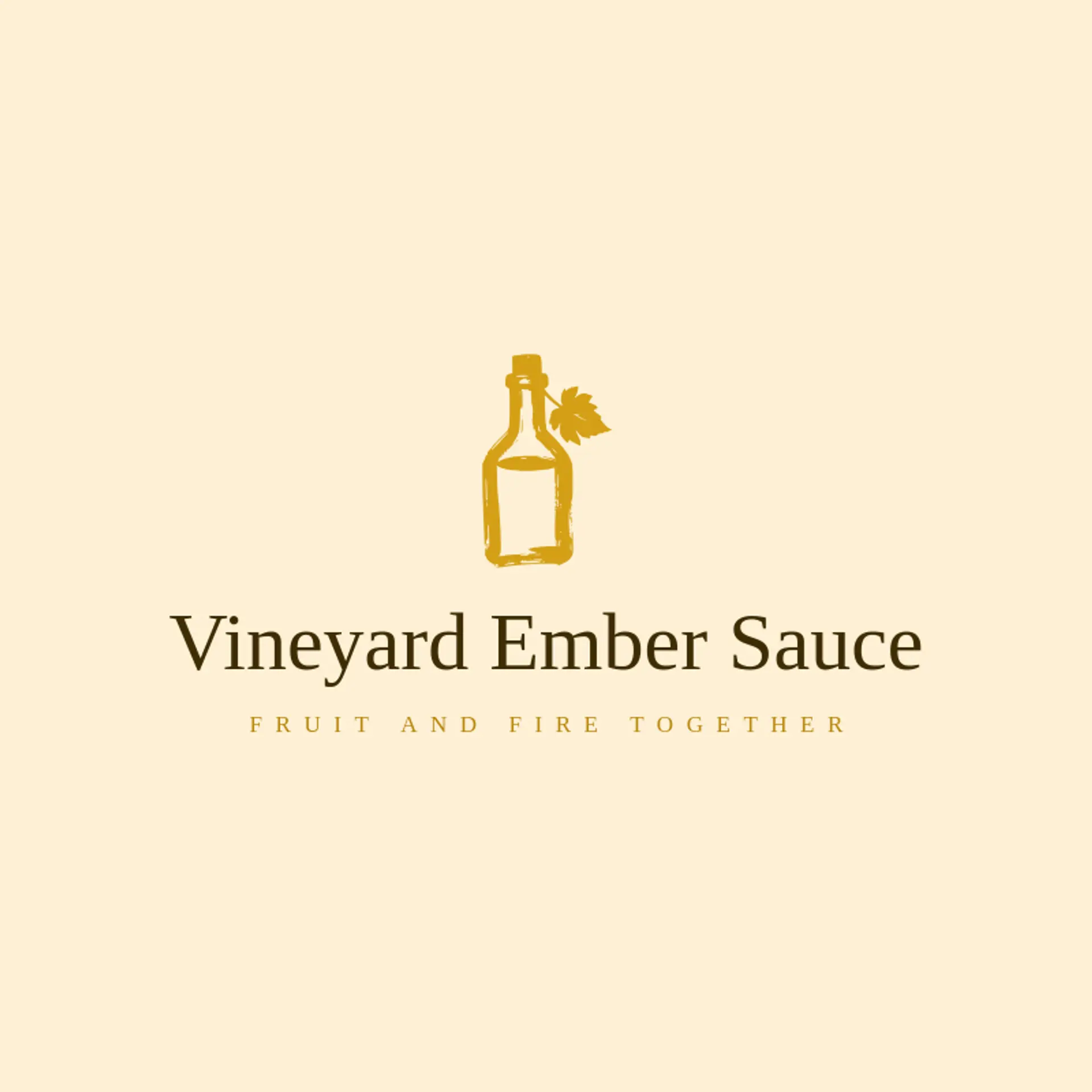 Vineyard Ember Sauce logo for hot sauce