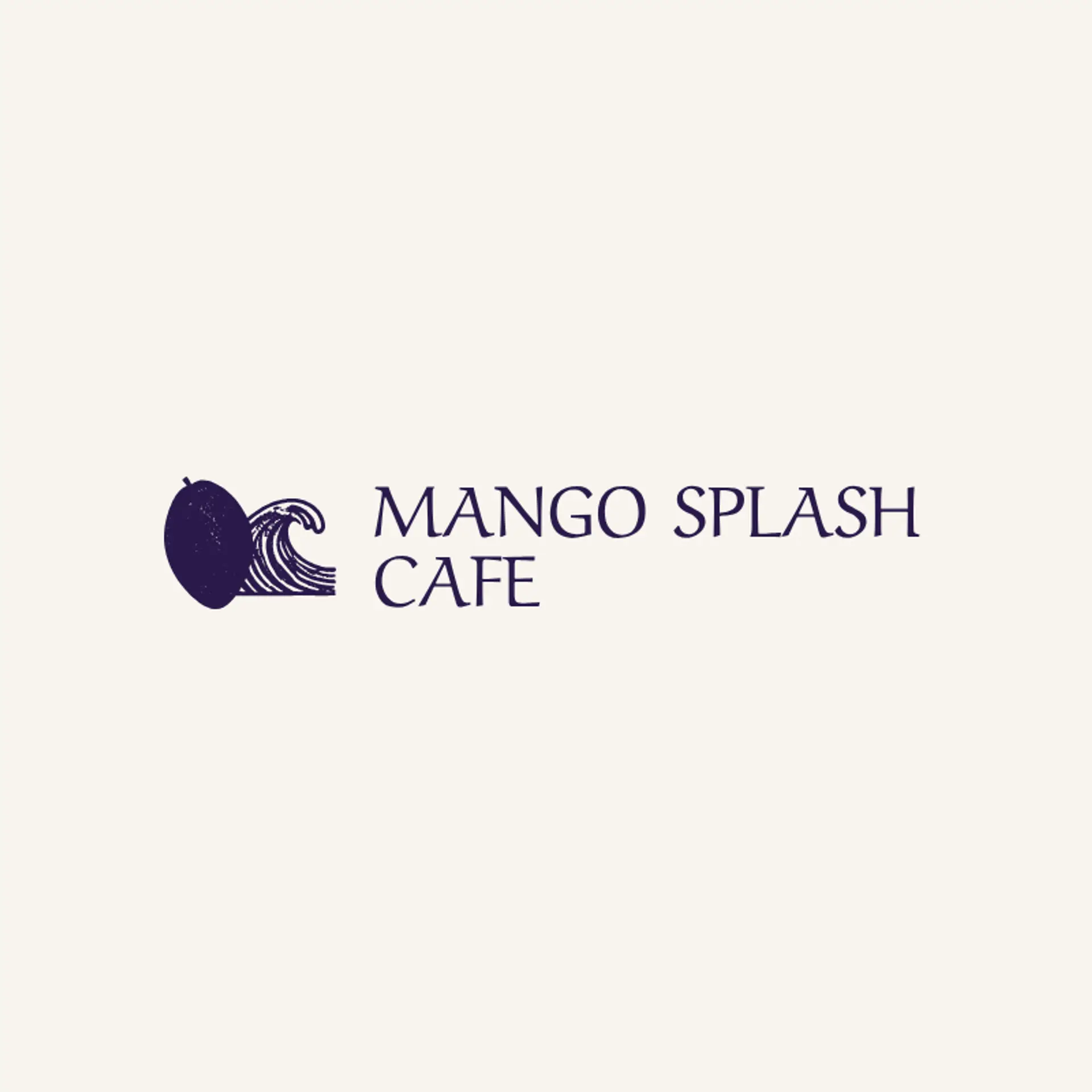 Mango Splash Cafe logo for mango