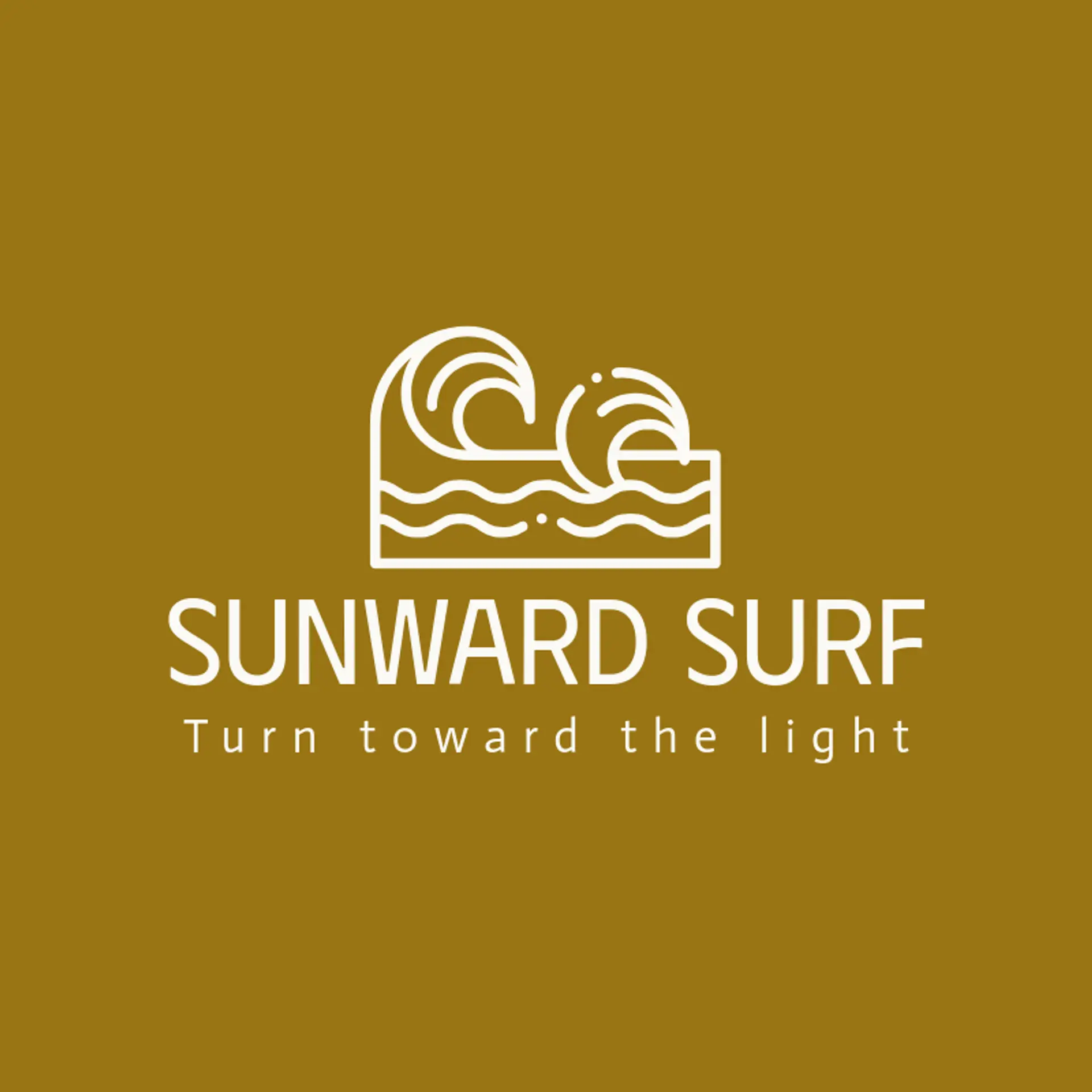 Sunward Surf logo for waves