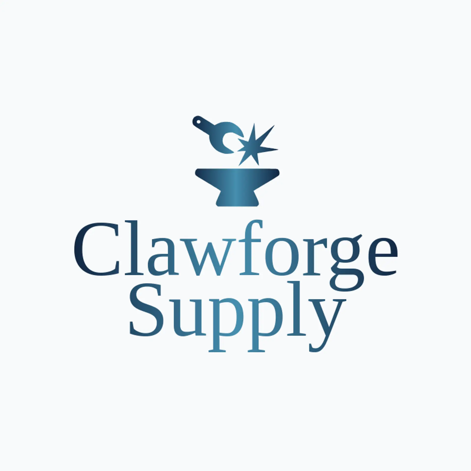 Clawforge Supply logo for claw
