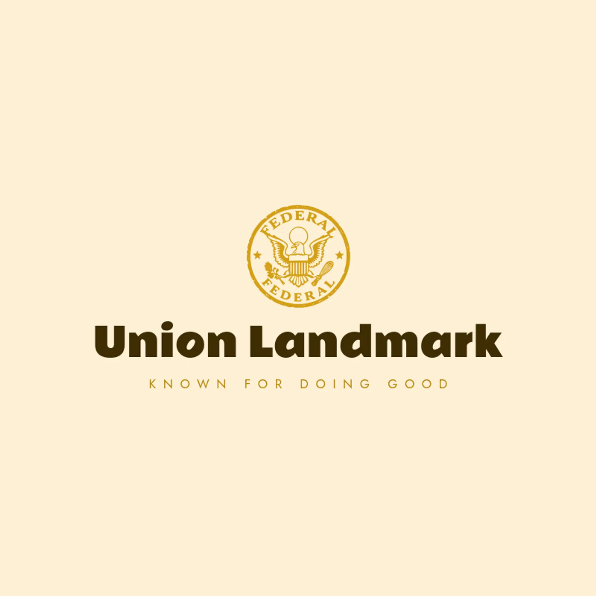Union Landmark logo for Federal Logo Ideas